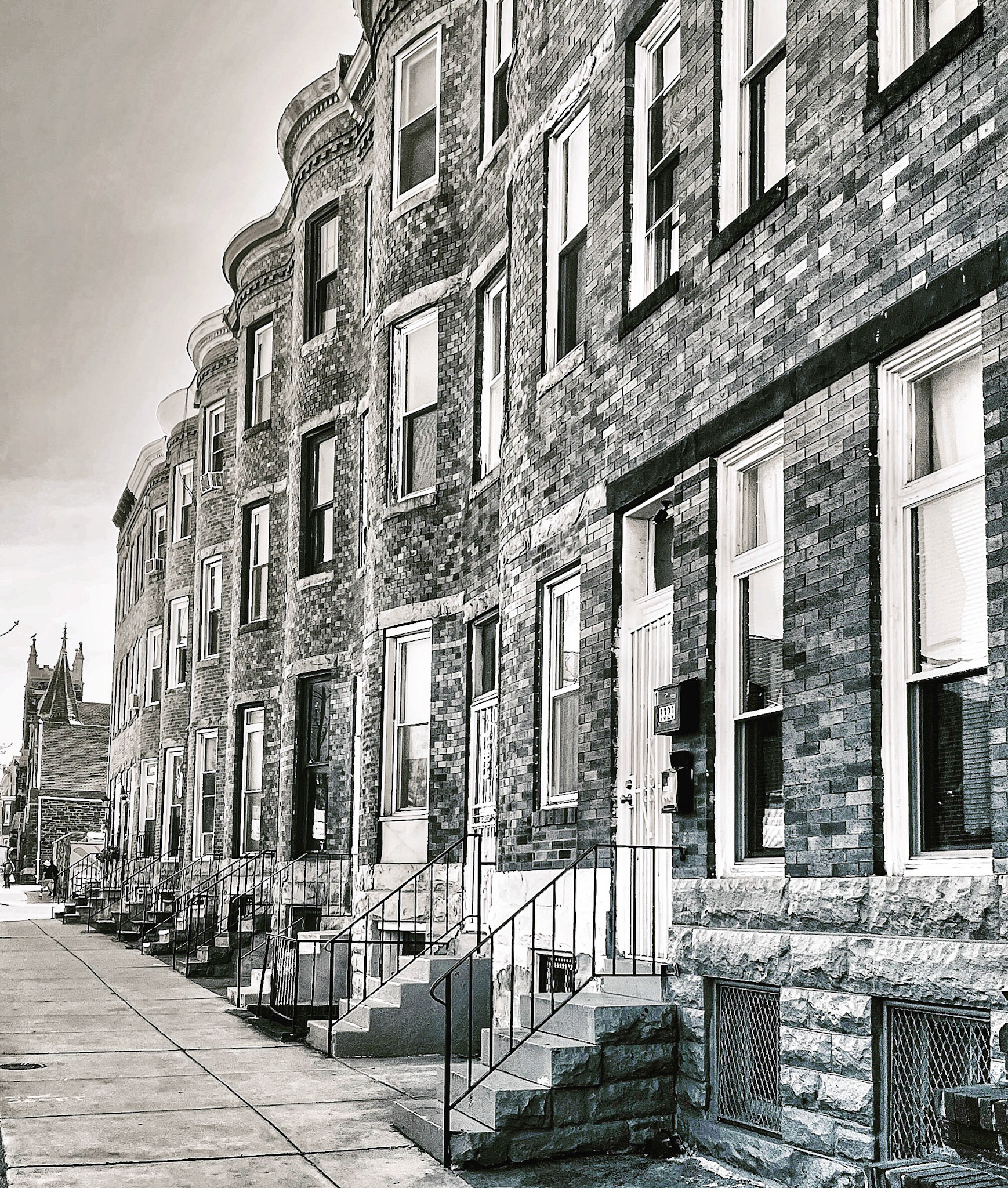 East Baltimore. Reminiscent, to me, of  A. Aubrey Bodine, a Baltimore Sun photographer.