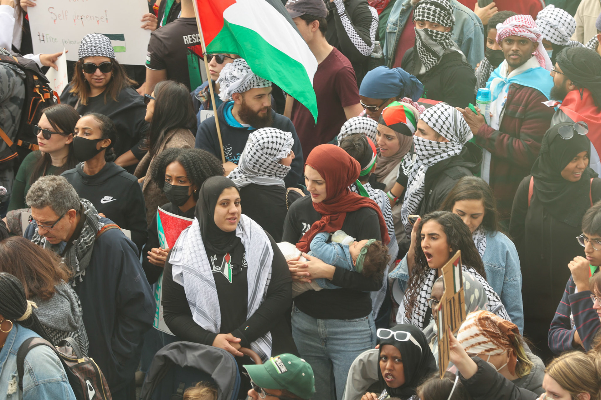 November 4, 2023 - Upwards of 100,000 take over the streets in Washingtono demanding a Ceasefire and condeming Zionism