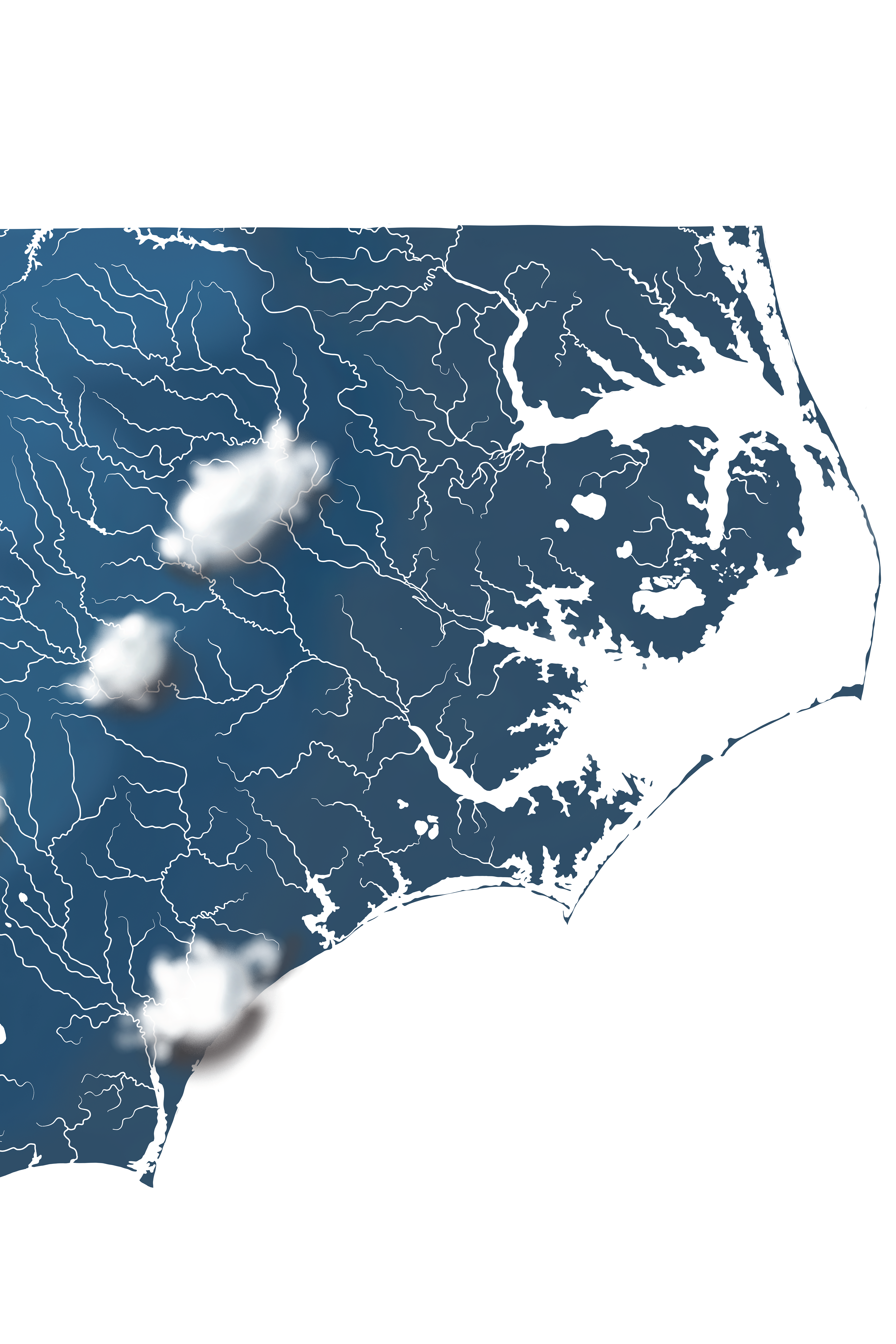 Each one of these three parts of this NC print are massive, 24x36 inches each. 