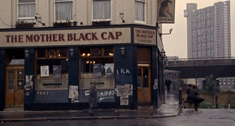 An iconic scene from Withnail & I. Acklam Footbridge, Westway and Trellick Tower in the background