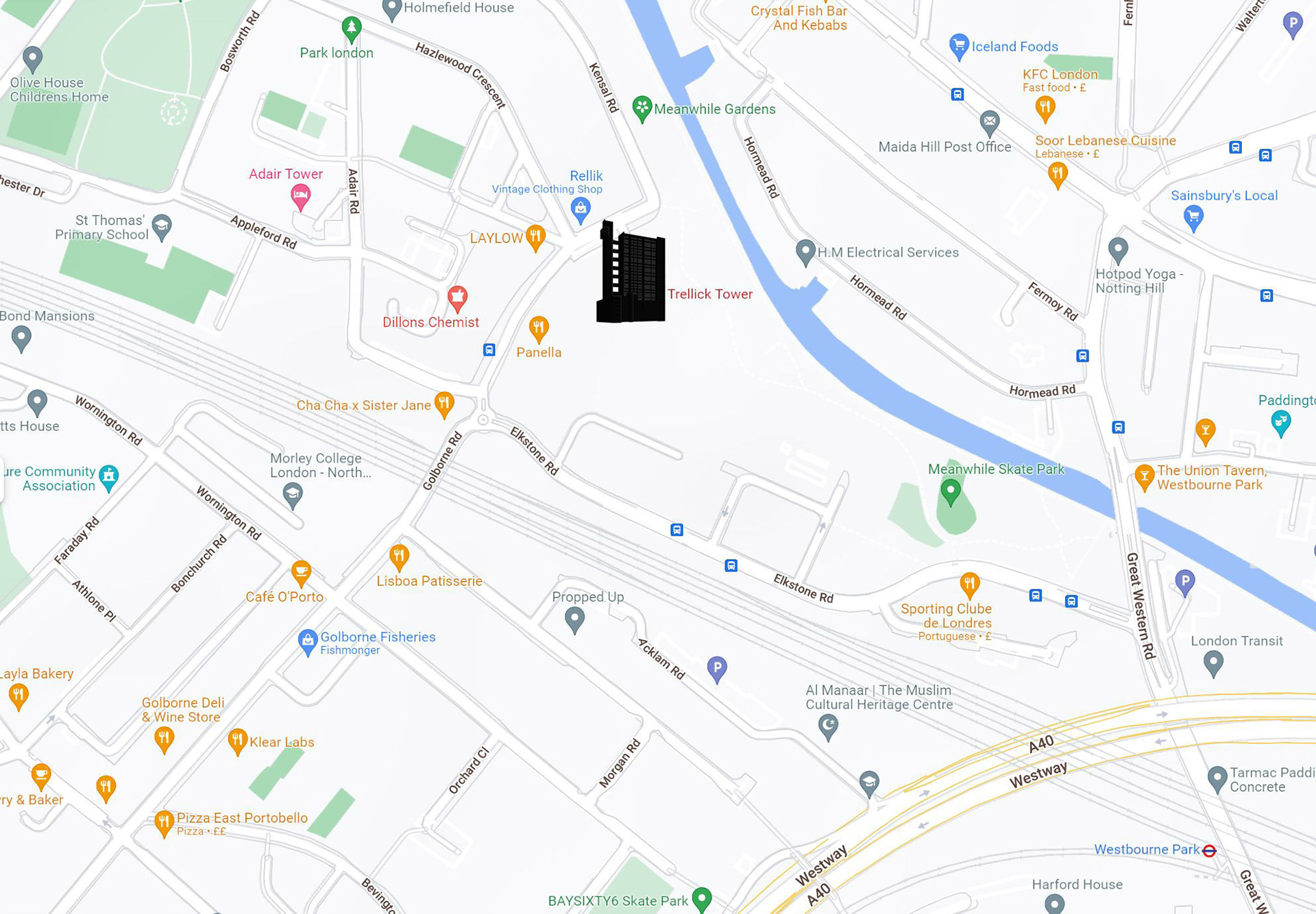 Street location