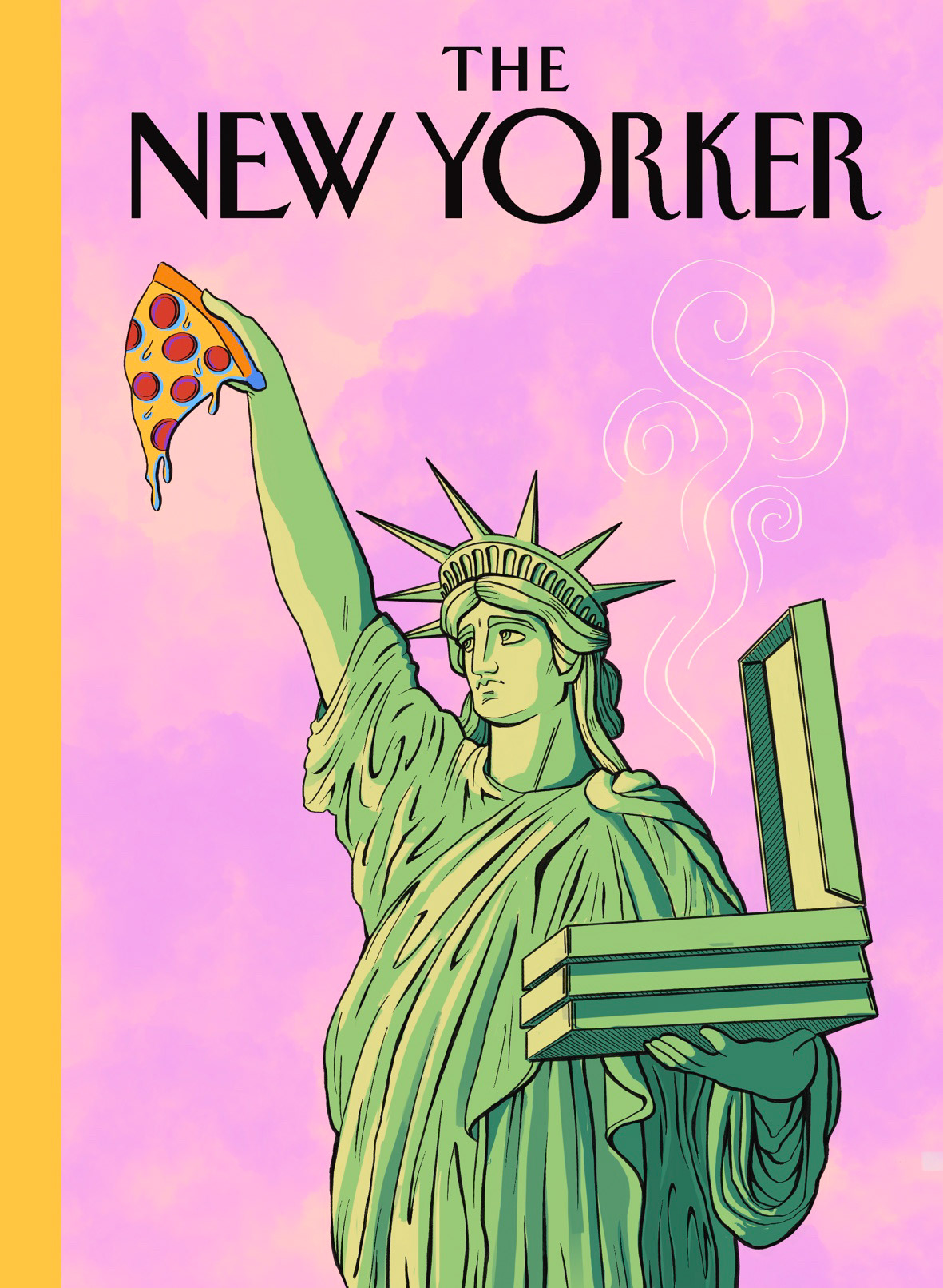 "Liberty Pizza" New Yorker Cover