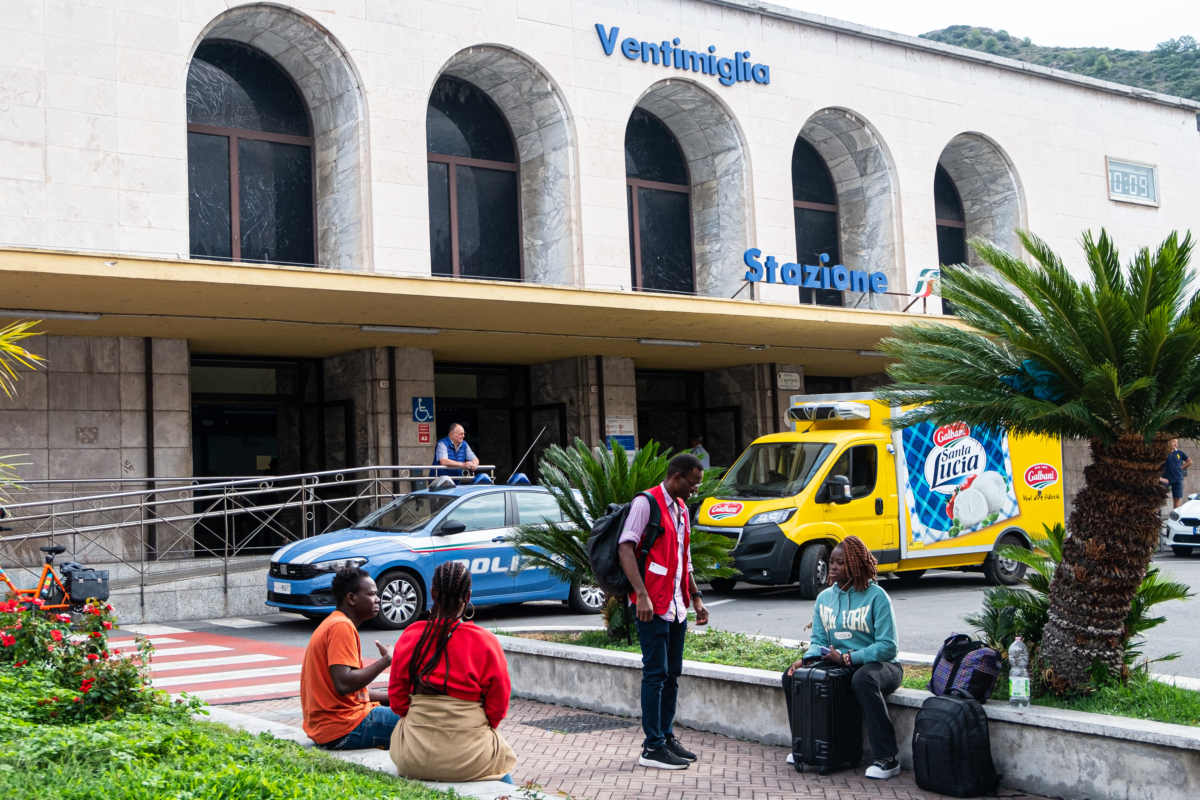 Migrants in Ventimiglia border - Italia