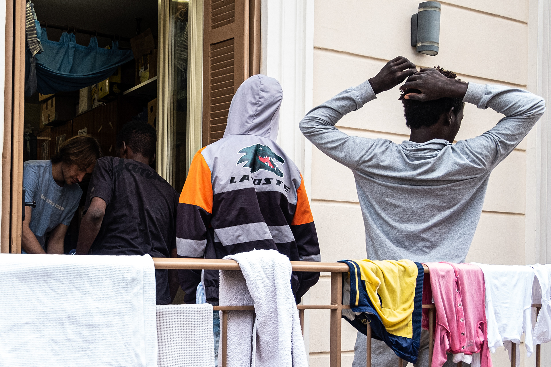 Migrants in Ventimiglia border - Italia