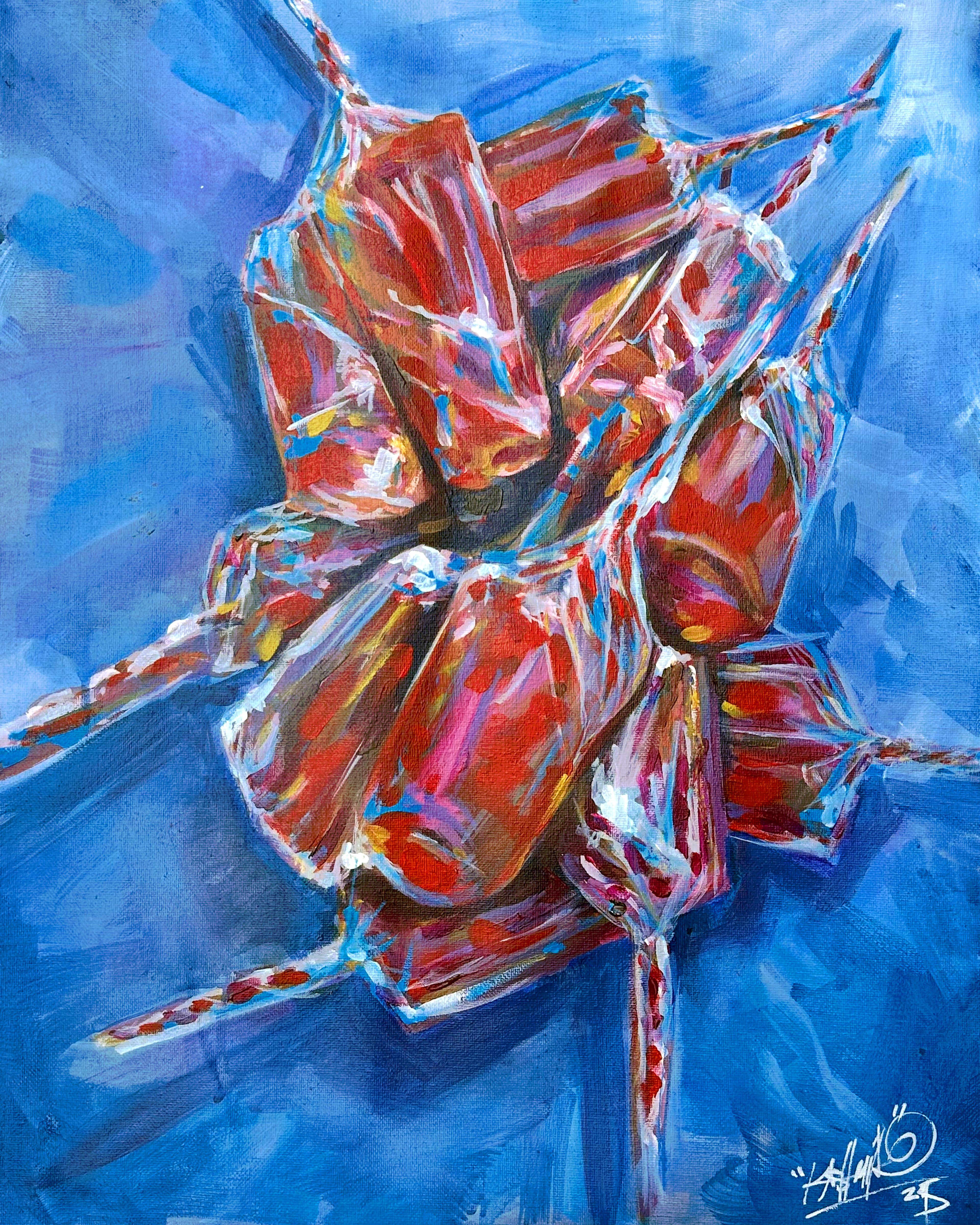 Dulce progreso 16" x 20" / Acrylic on Canvas / 2025