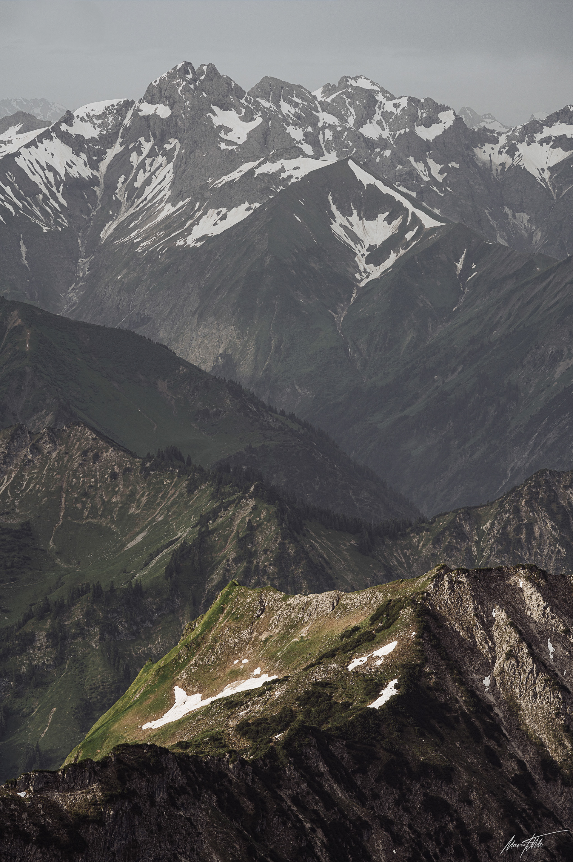 Im Hintergrund die Mädelegabel (2.645 m) - Leica SL3 mit Apo-Telyt M 1:3.4/135