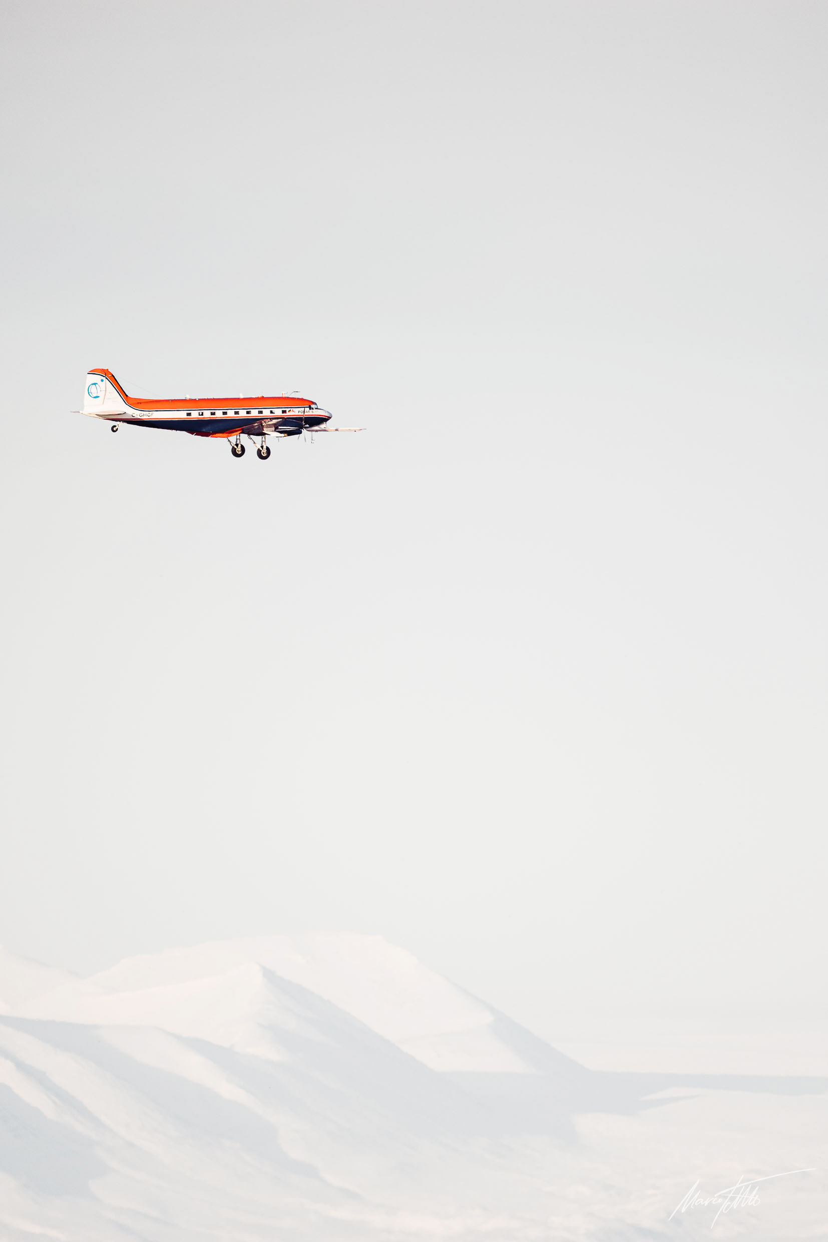 Das Forschungsflugzeug Polar 6 des Deutschen Zentrum für Luft und Raumfahrt.