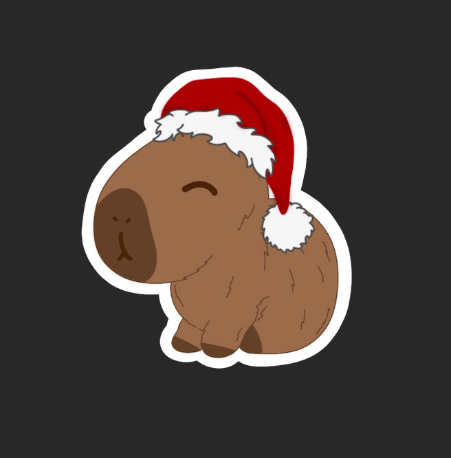Christmas Capybara