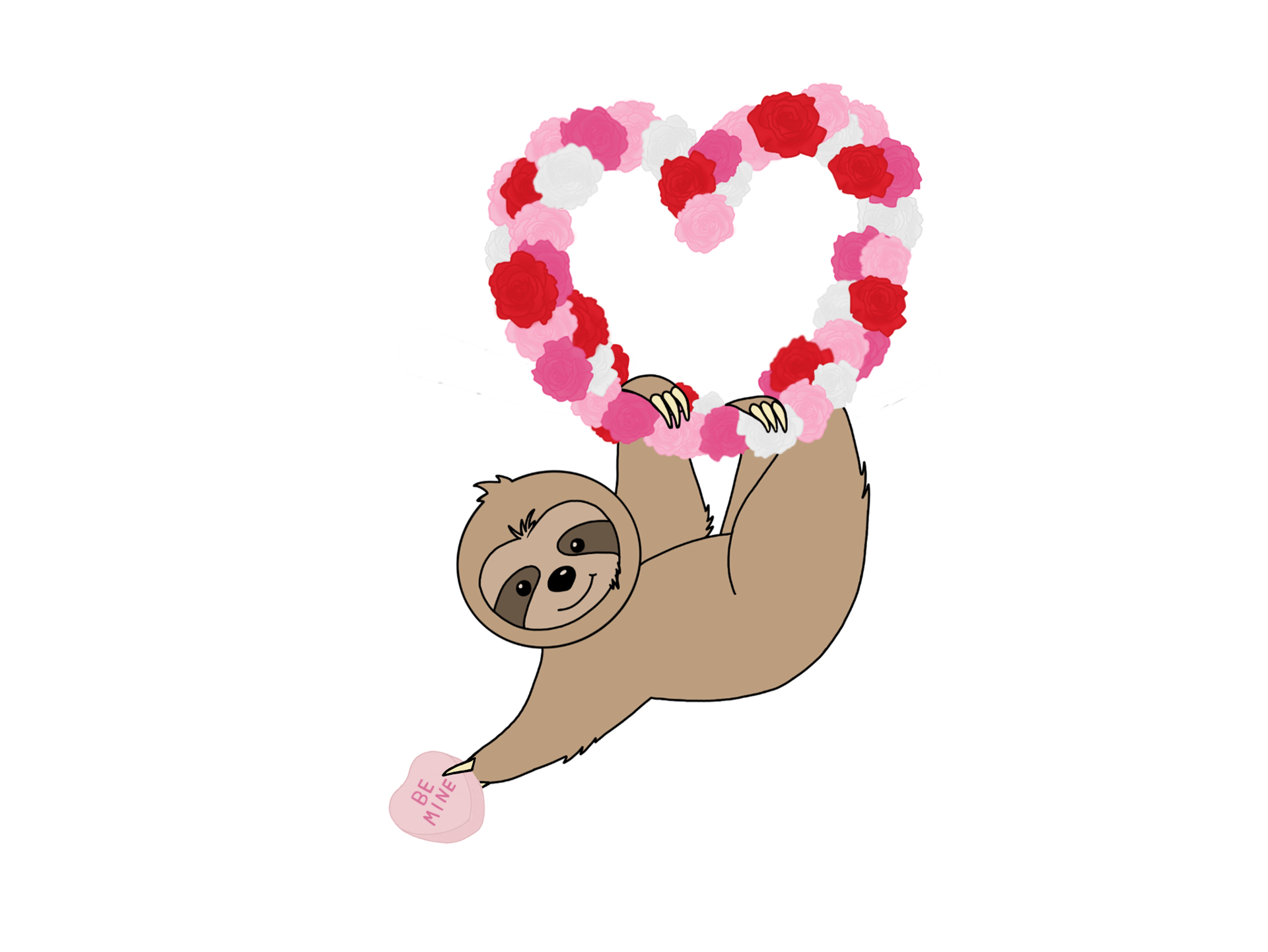 Valentines Sloth