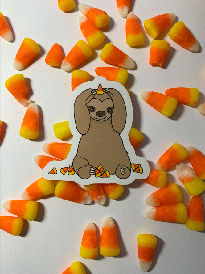 Candy Corn Sloth