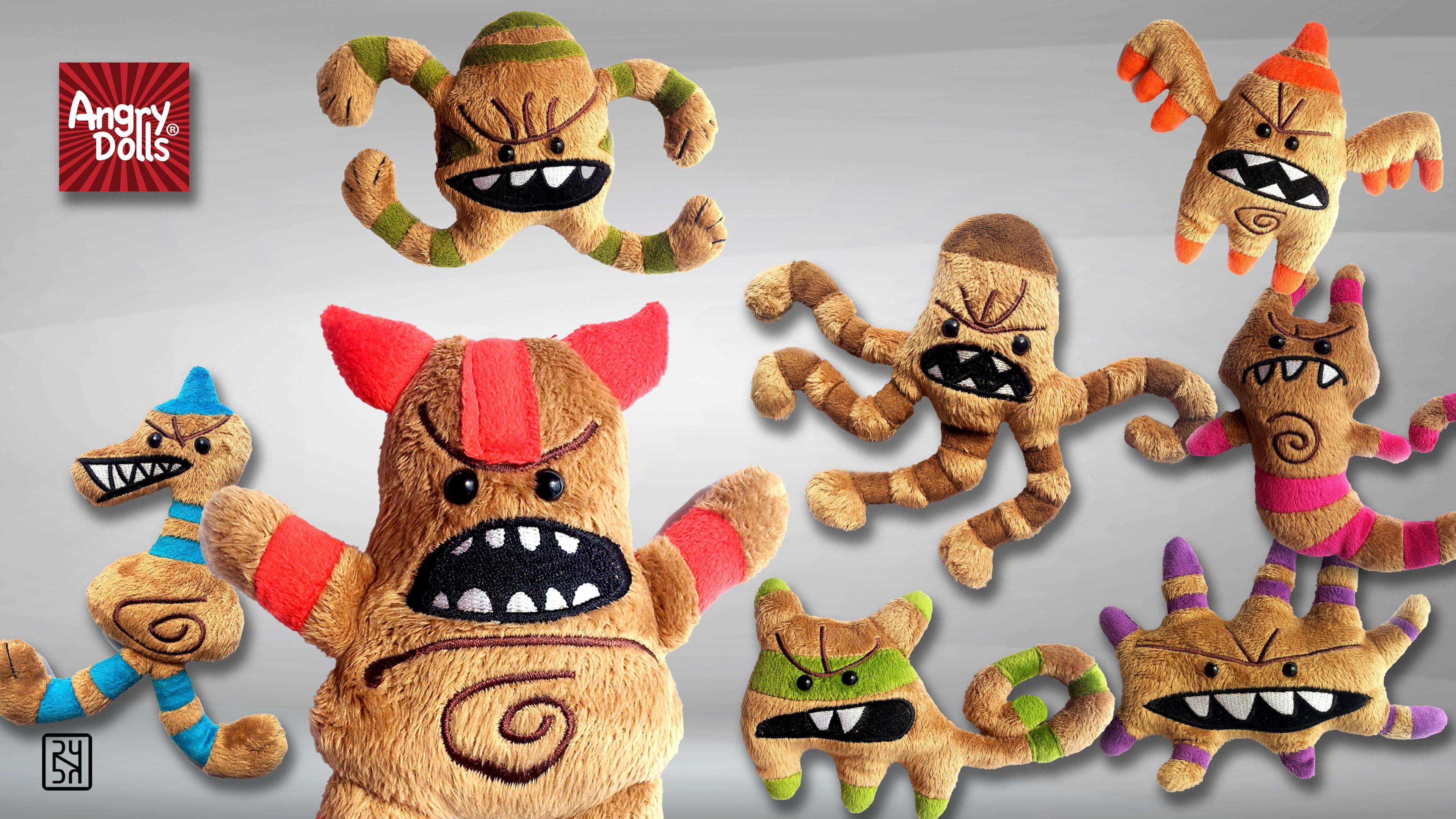 Angrydolls Anger management monsters by DUNDA