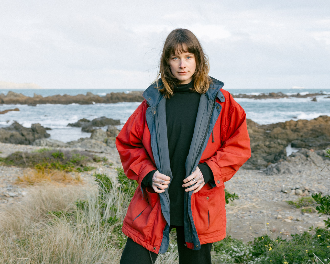 Kat at Princess Bay, Wellington