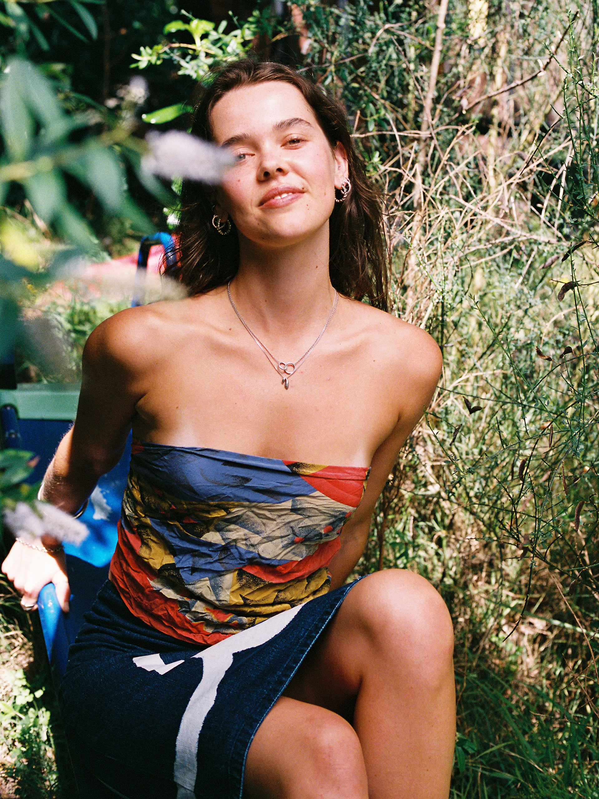 Shot on 35mm film. Abby at Mount Crawford community gardens