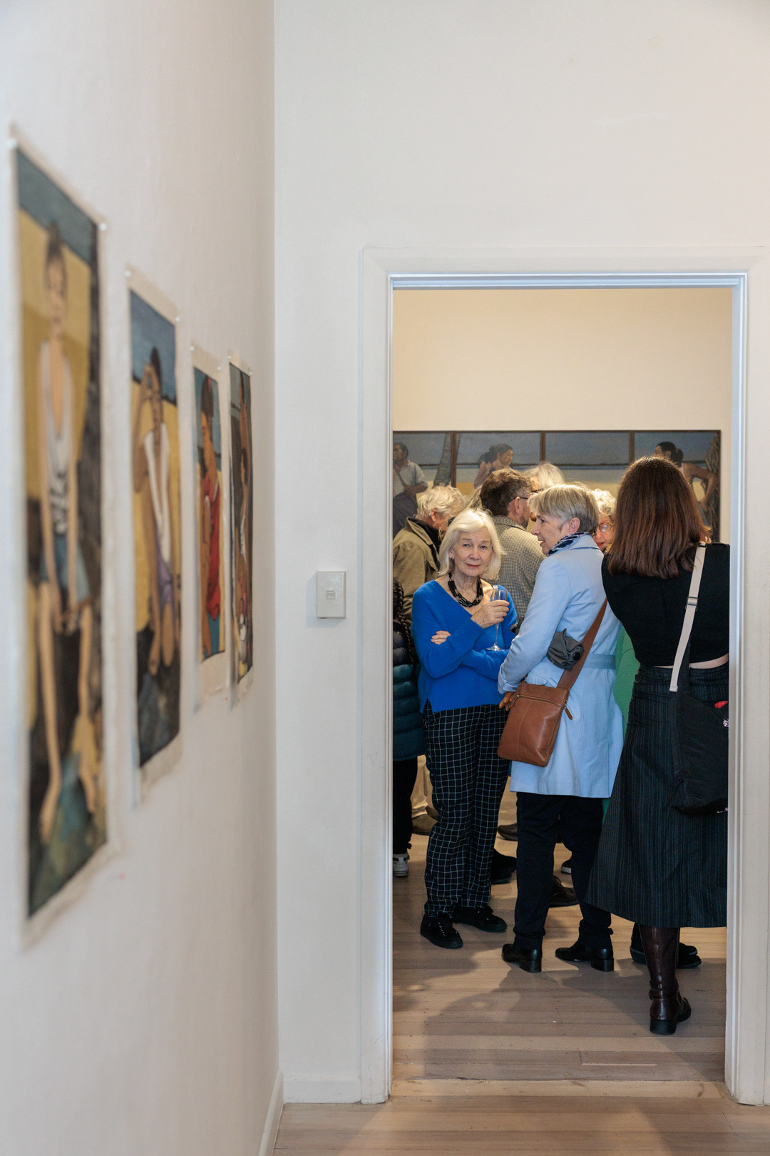 Attendees at Dame Robyn White's opening