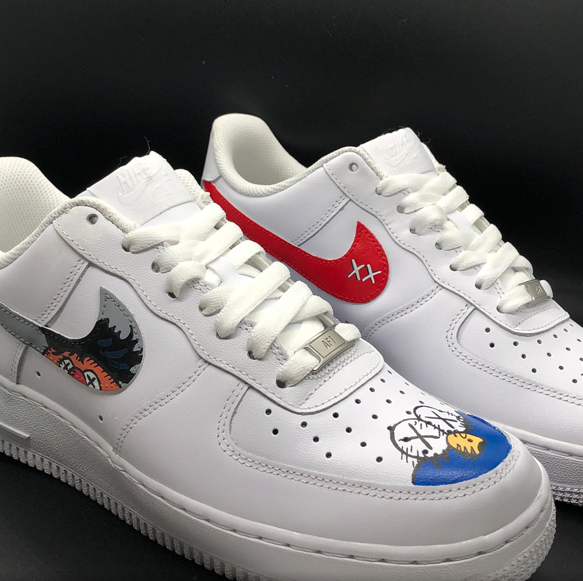 Kaws x Sesame Street shoe customization