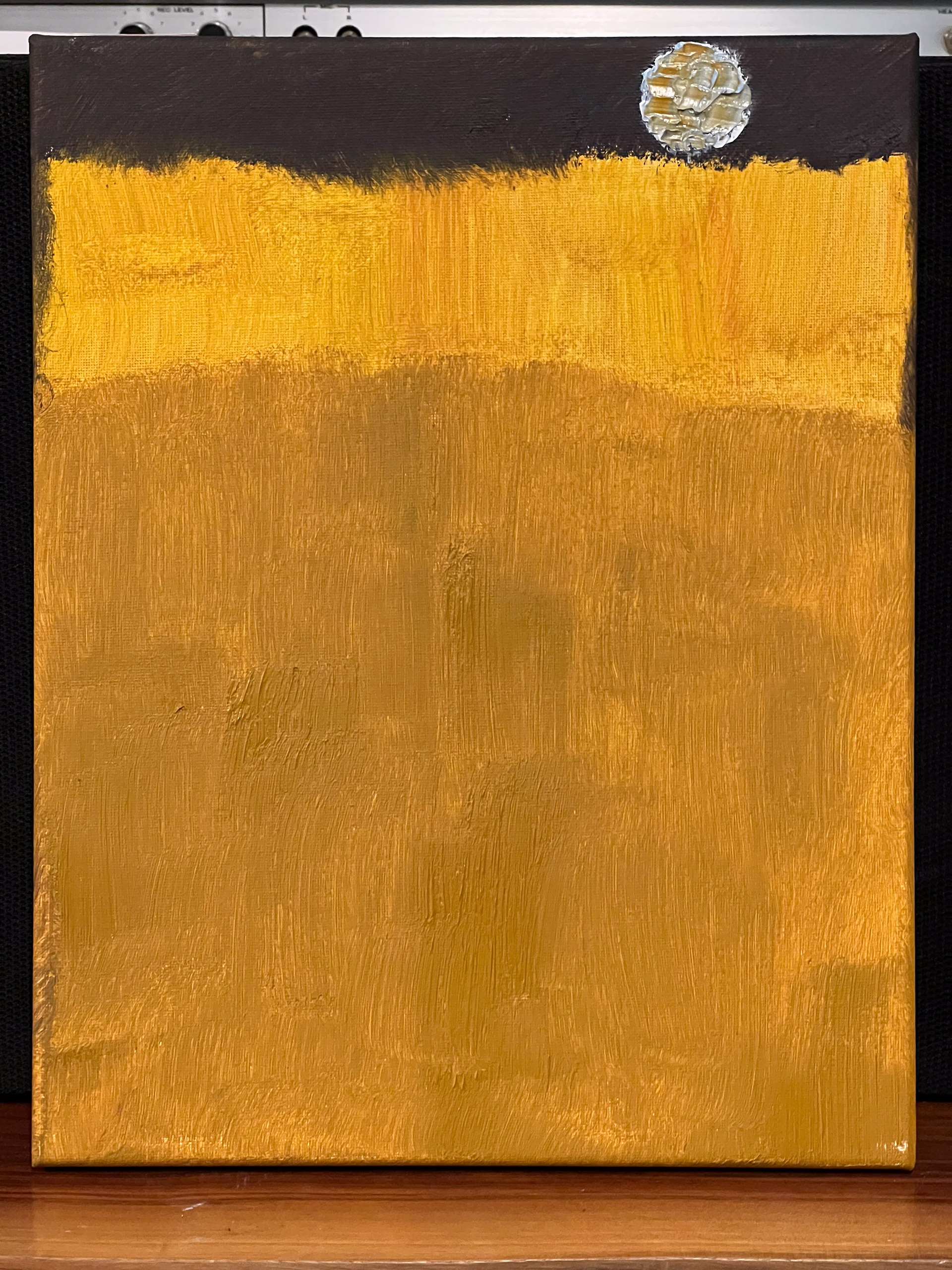 wheat field at night