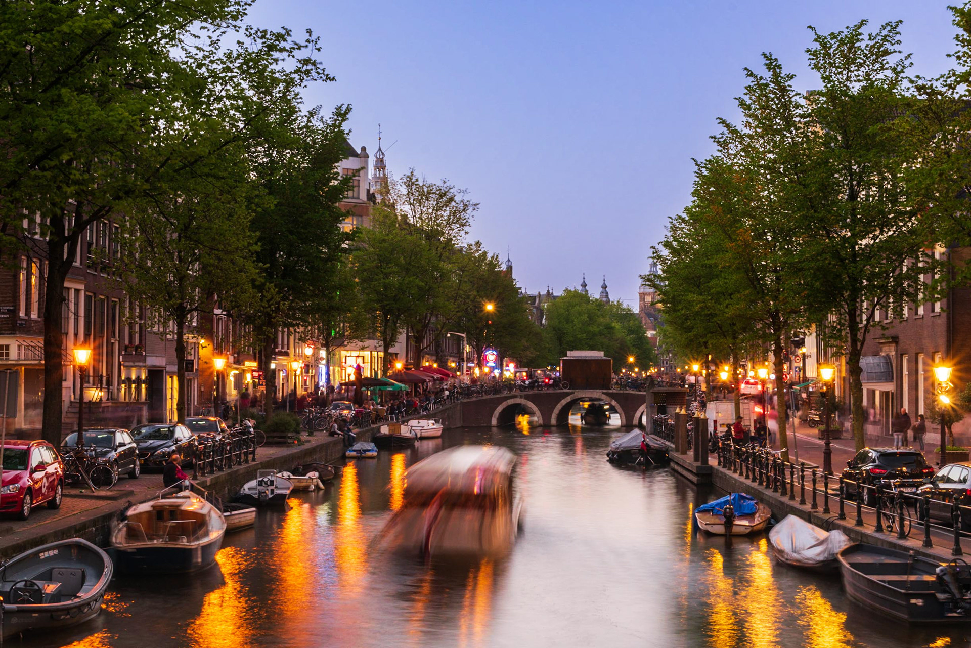 Riding the Canal, Amsterdam