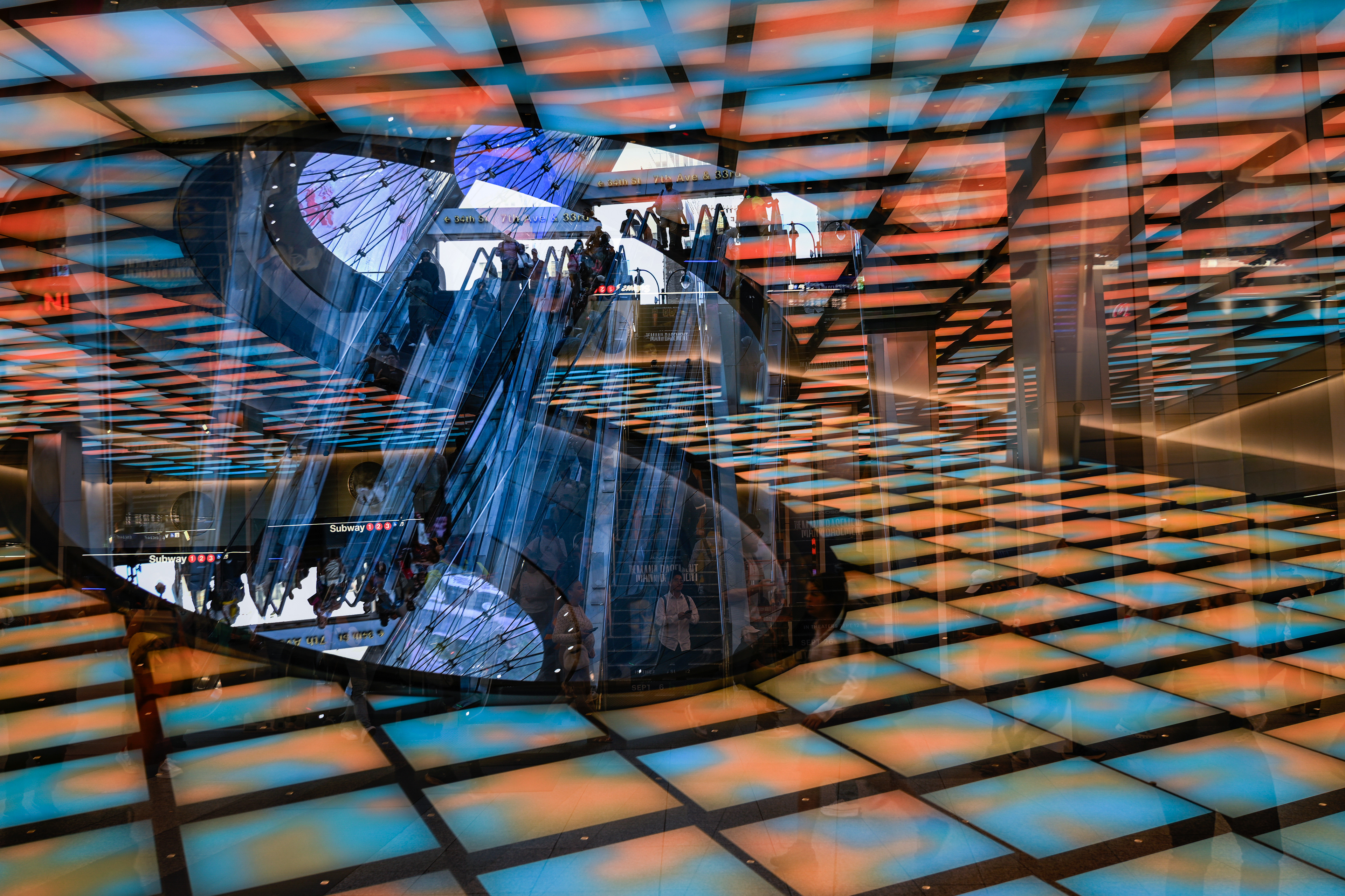 Urban Kaleidoscope, Penn Station