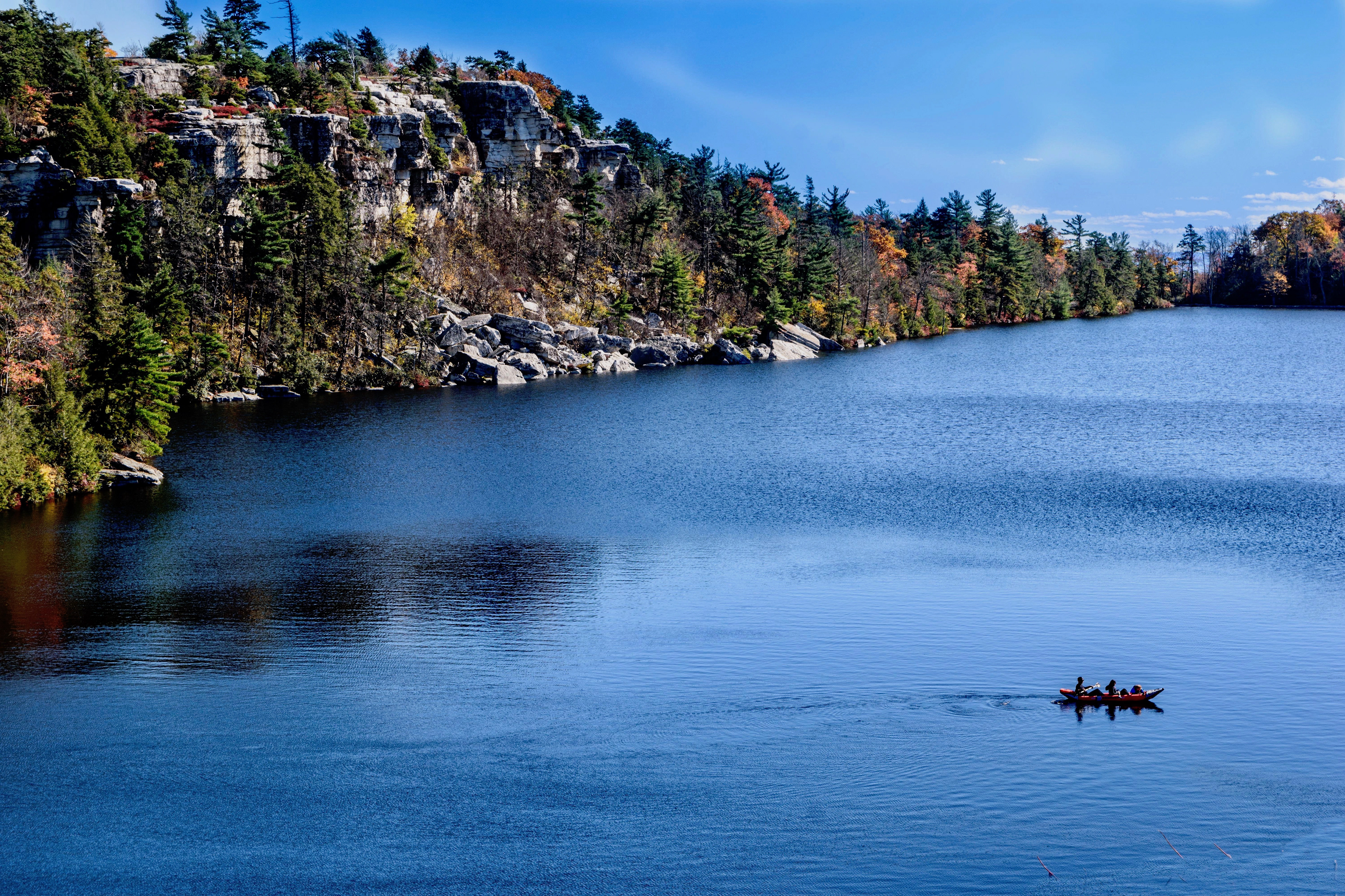 Kayaking Lake Minnewaska, New York