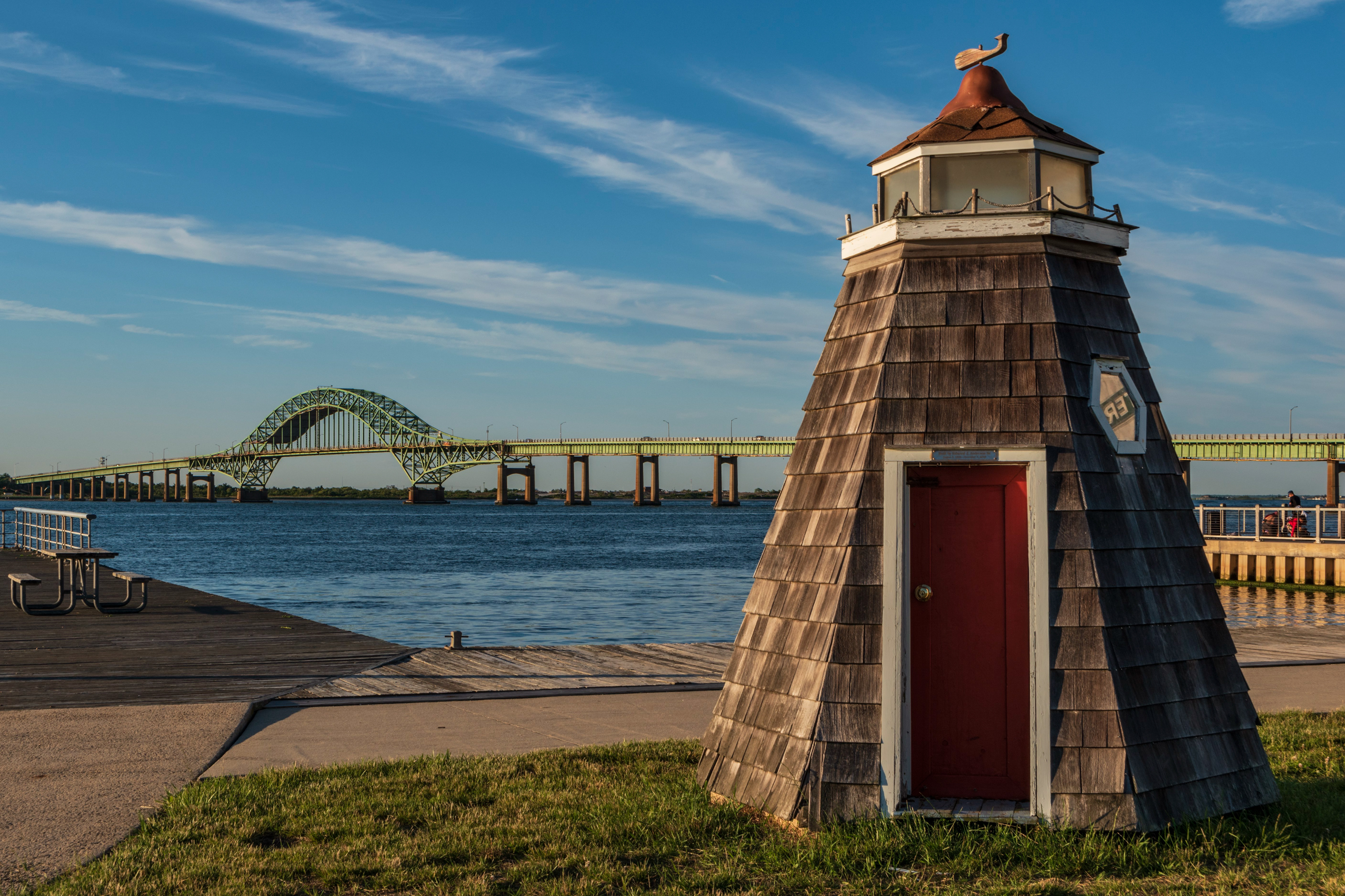 Lighthouse Meets Bridge, Captree  State Park