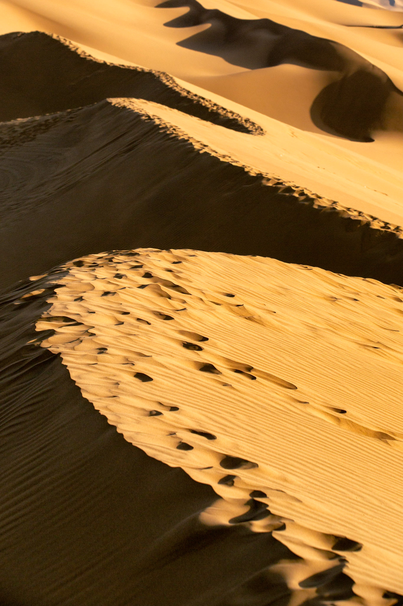 shanshan, Xinjiang, China - september 3, 2018: Kuntagh desert sand dunes.