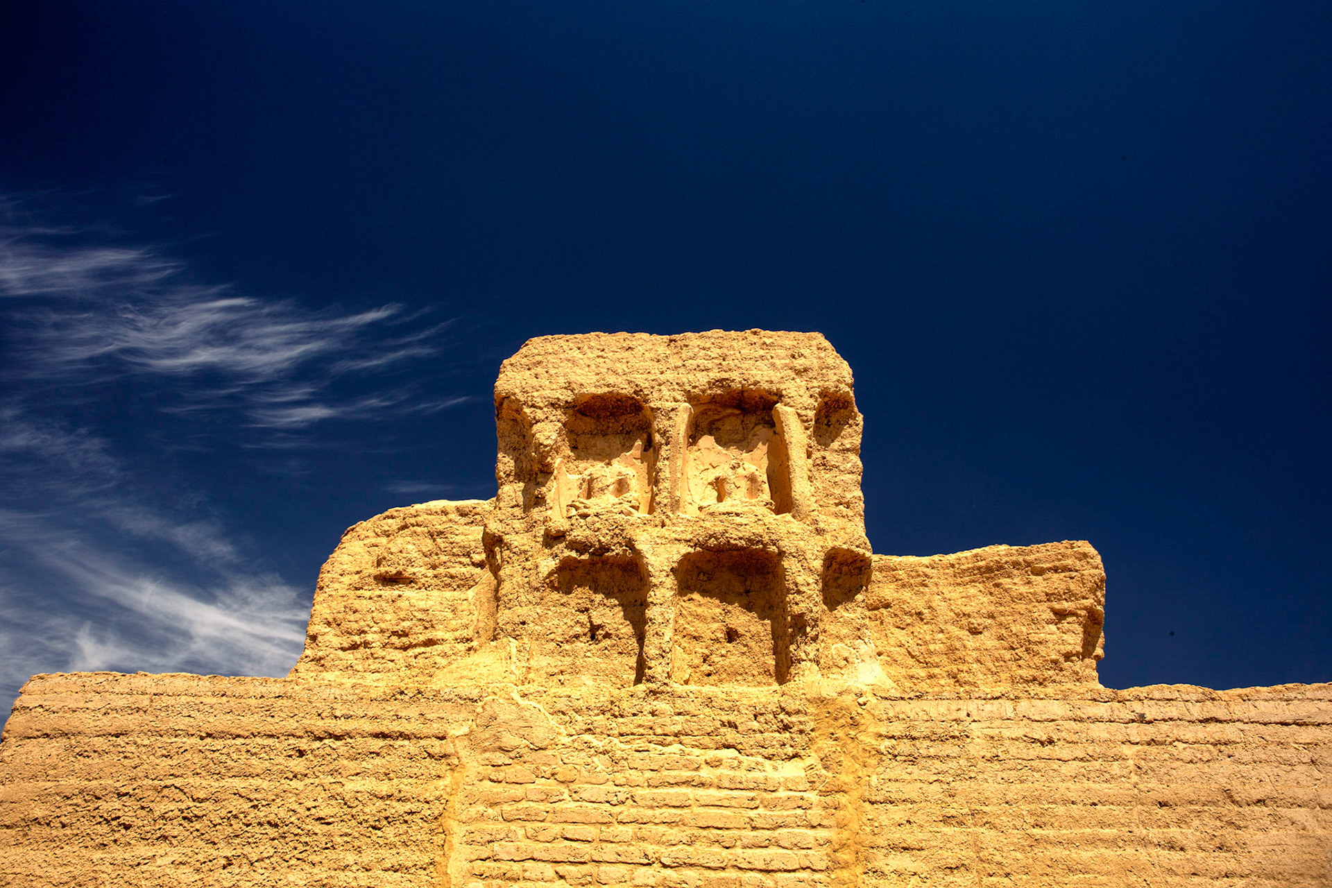 Ruins of Jiaohe, once the capital of a kingdom on the silk roads (Jushi Kingdom), destroyed by Mongols in the 13th century