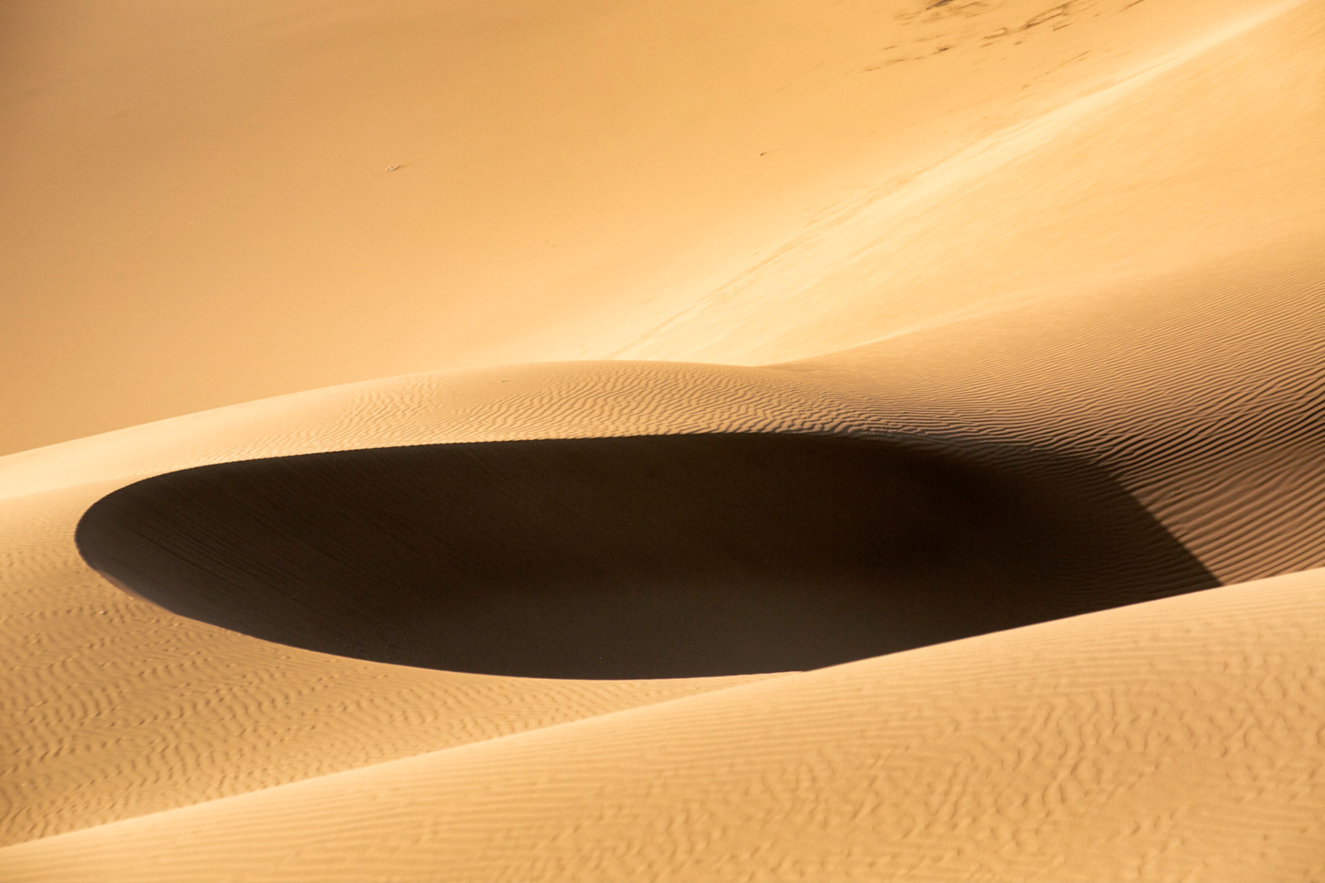 shanshan, Xinjiang, China - september 3, 2018: Kuntagh desert sand dunes.