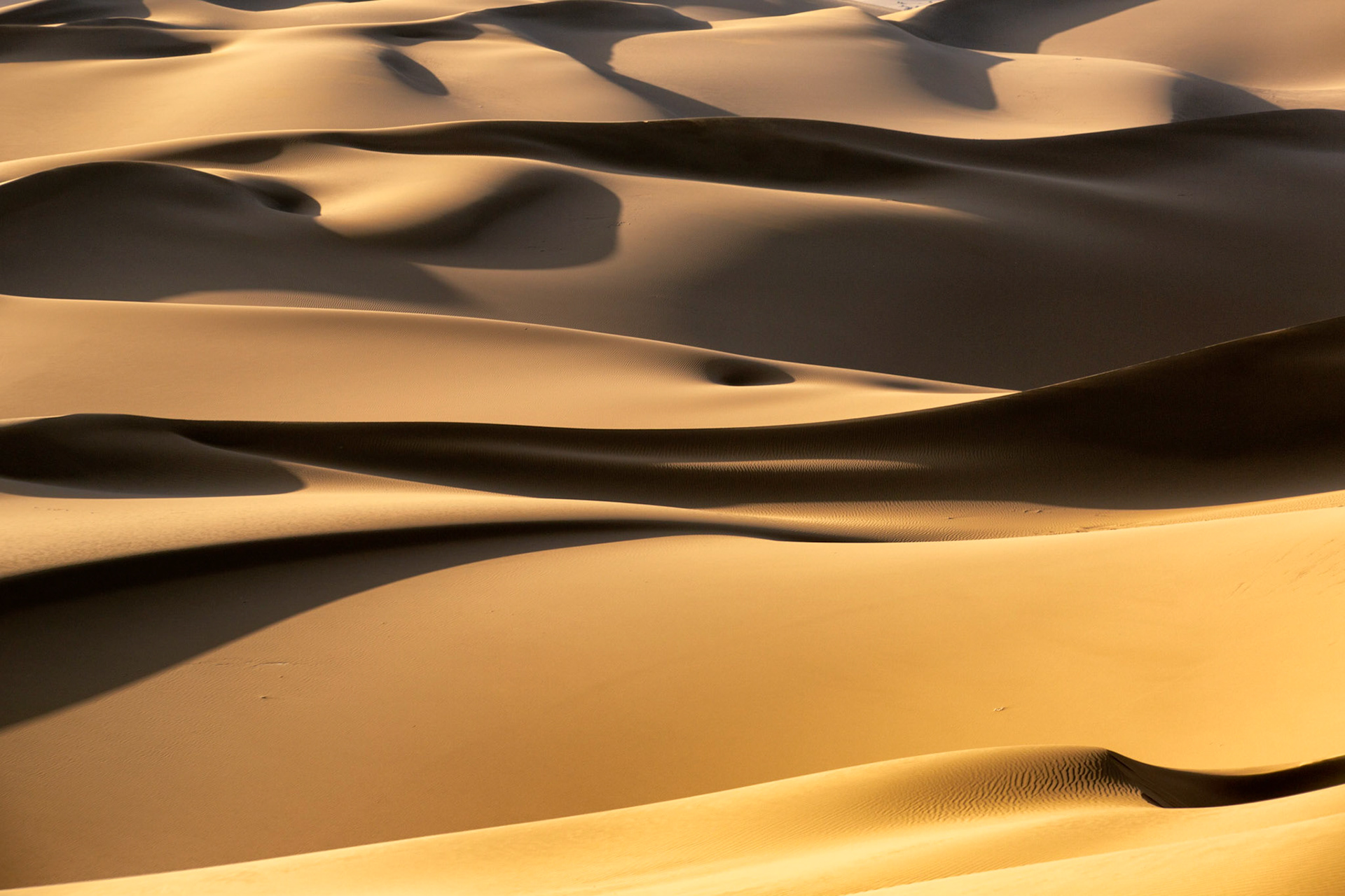 shanshan, Xinjiang, China - september 3, 2018: Kuntagh desert sand dunes.