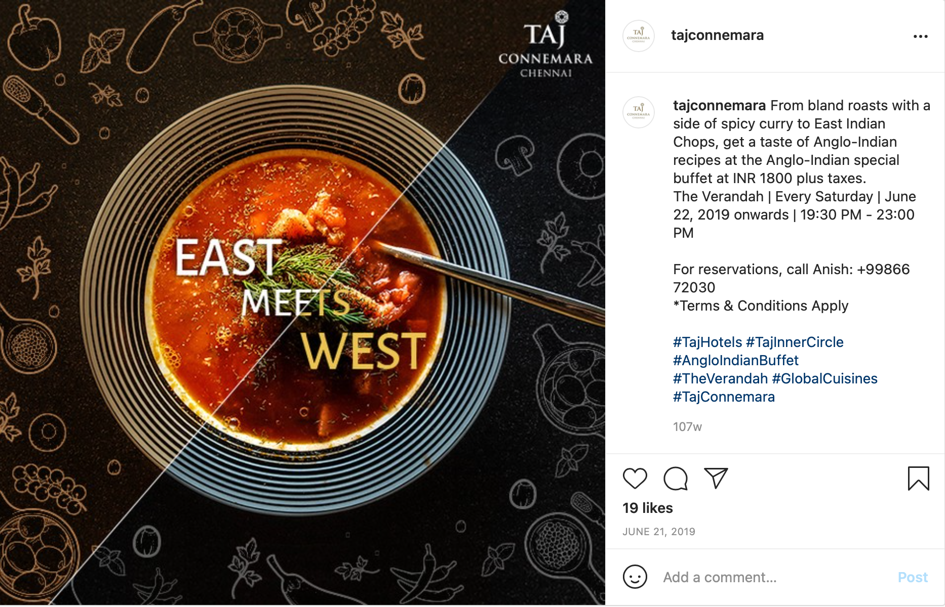 Taj Connemara, Chennai