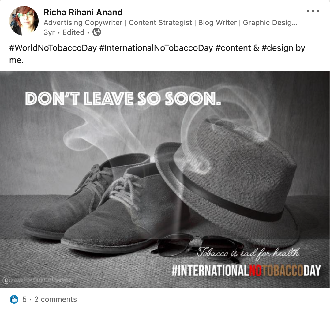 International No Tobacco Day