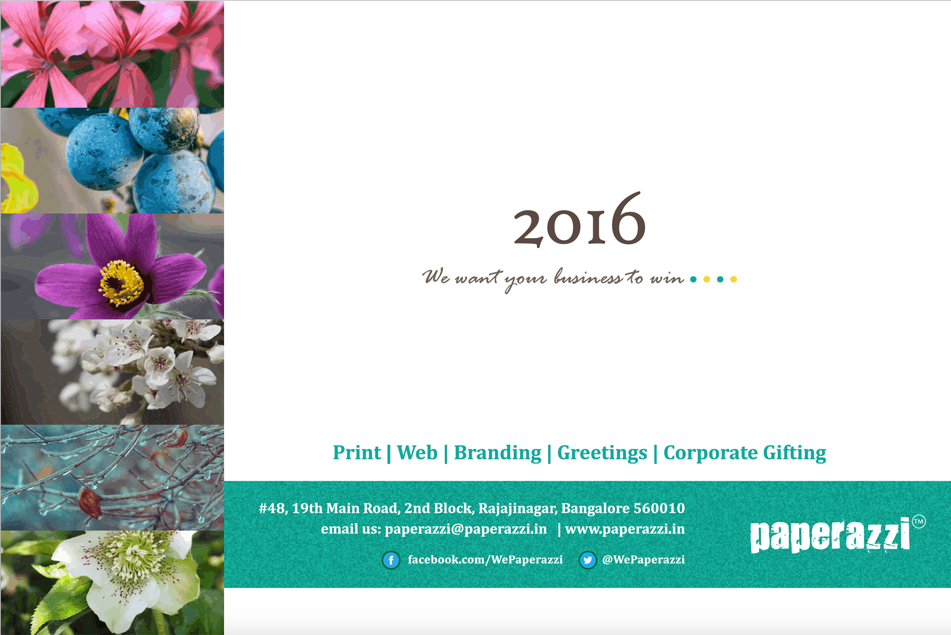 Branding - Calendar Back