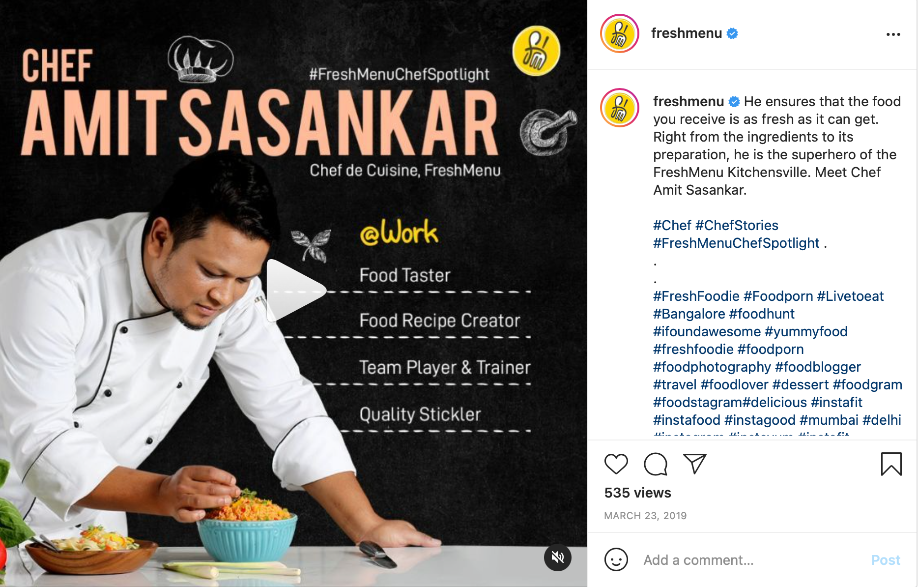 Chef Profile