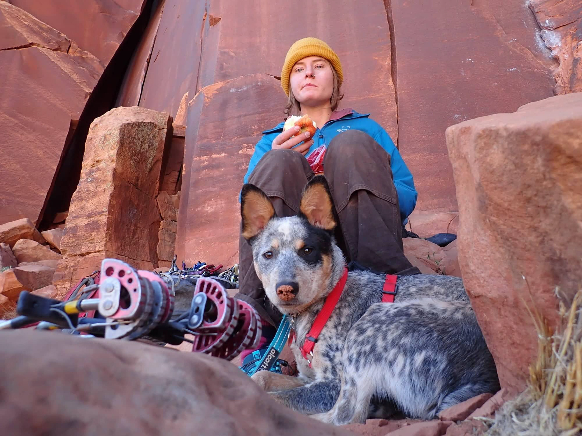 Indian Creek with my dog, Rylo Photo by: Alena Rainsberry