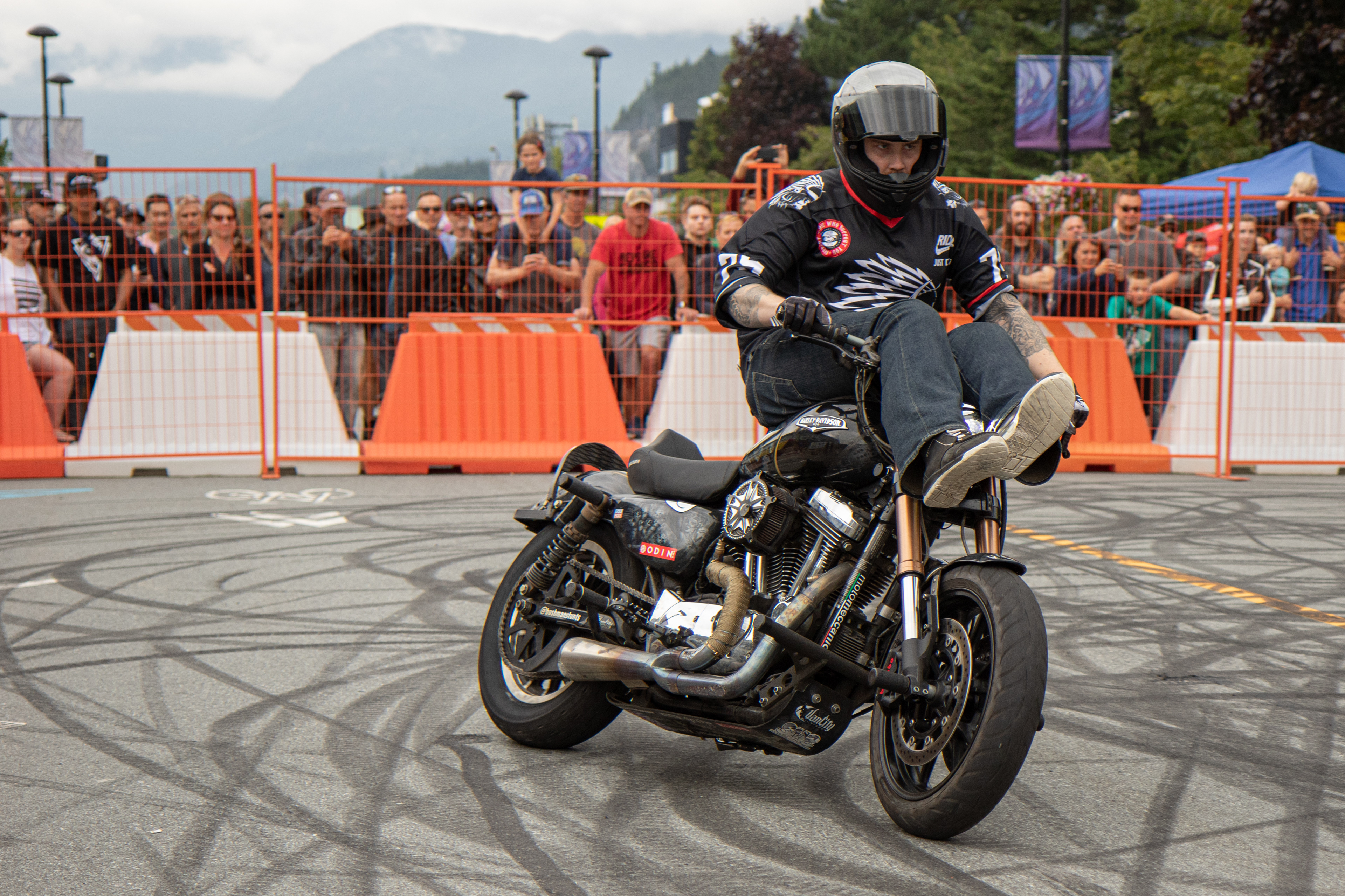 Matt Bush at the Squamish Motorcycle Festival 2019