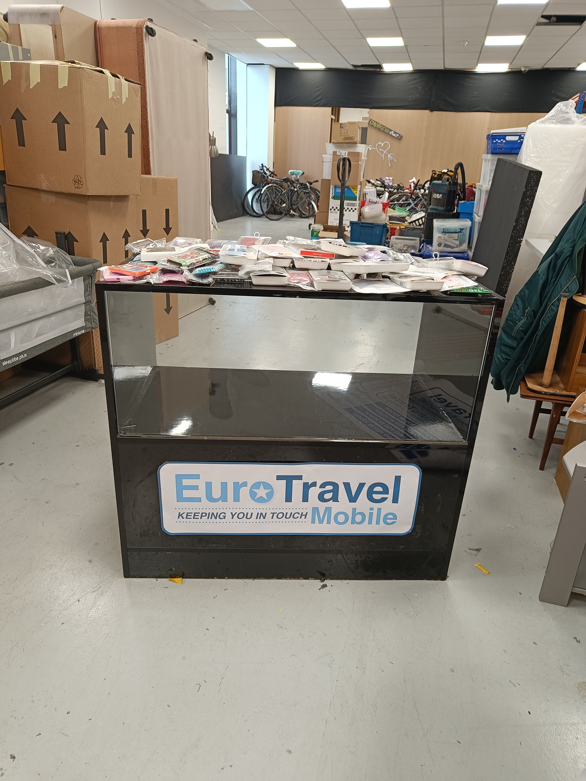 Vinyl decal application on hired props