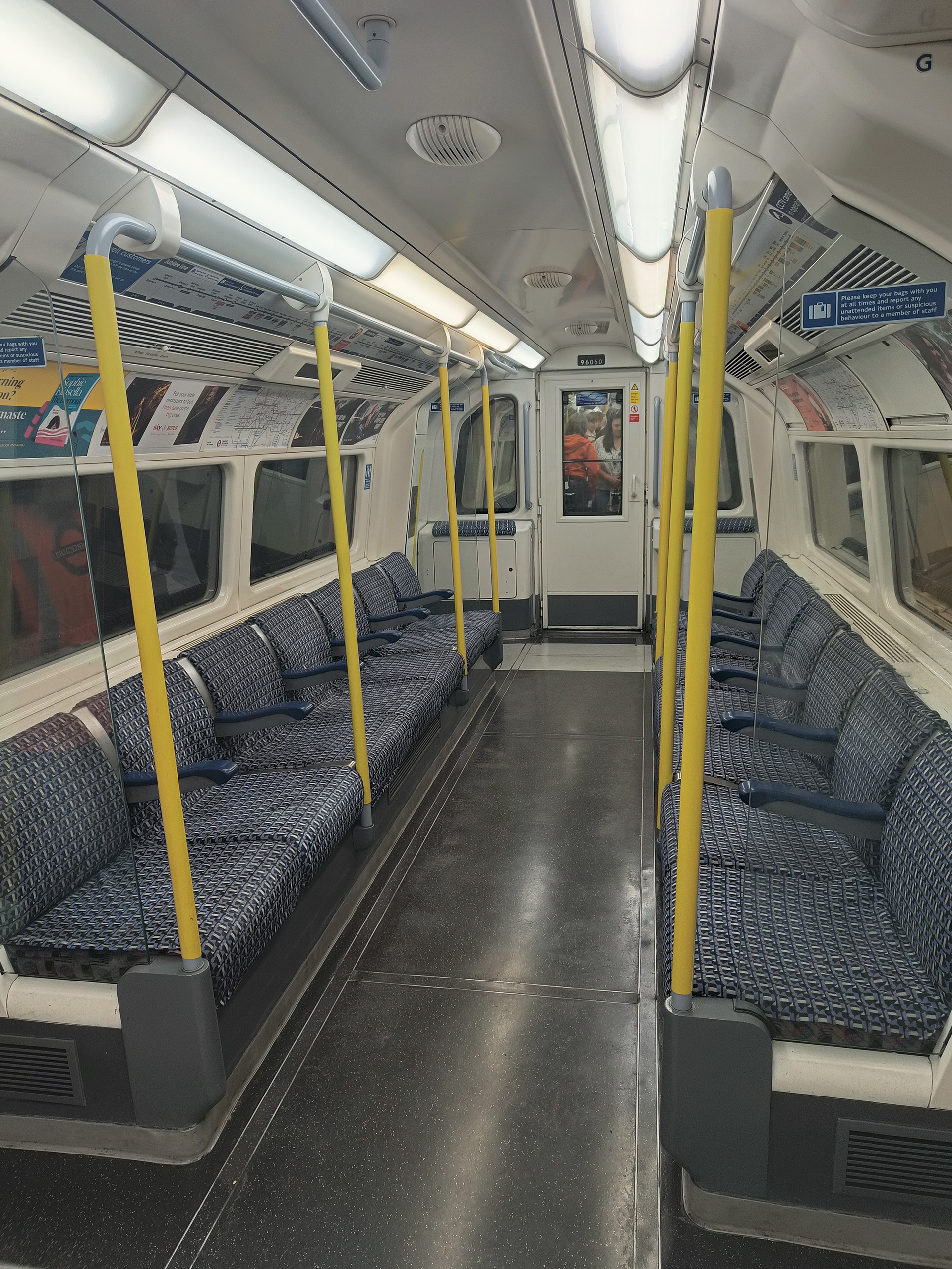 Fabric bus seat application and dressing on set