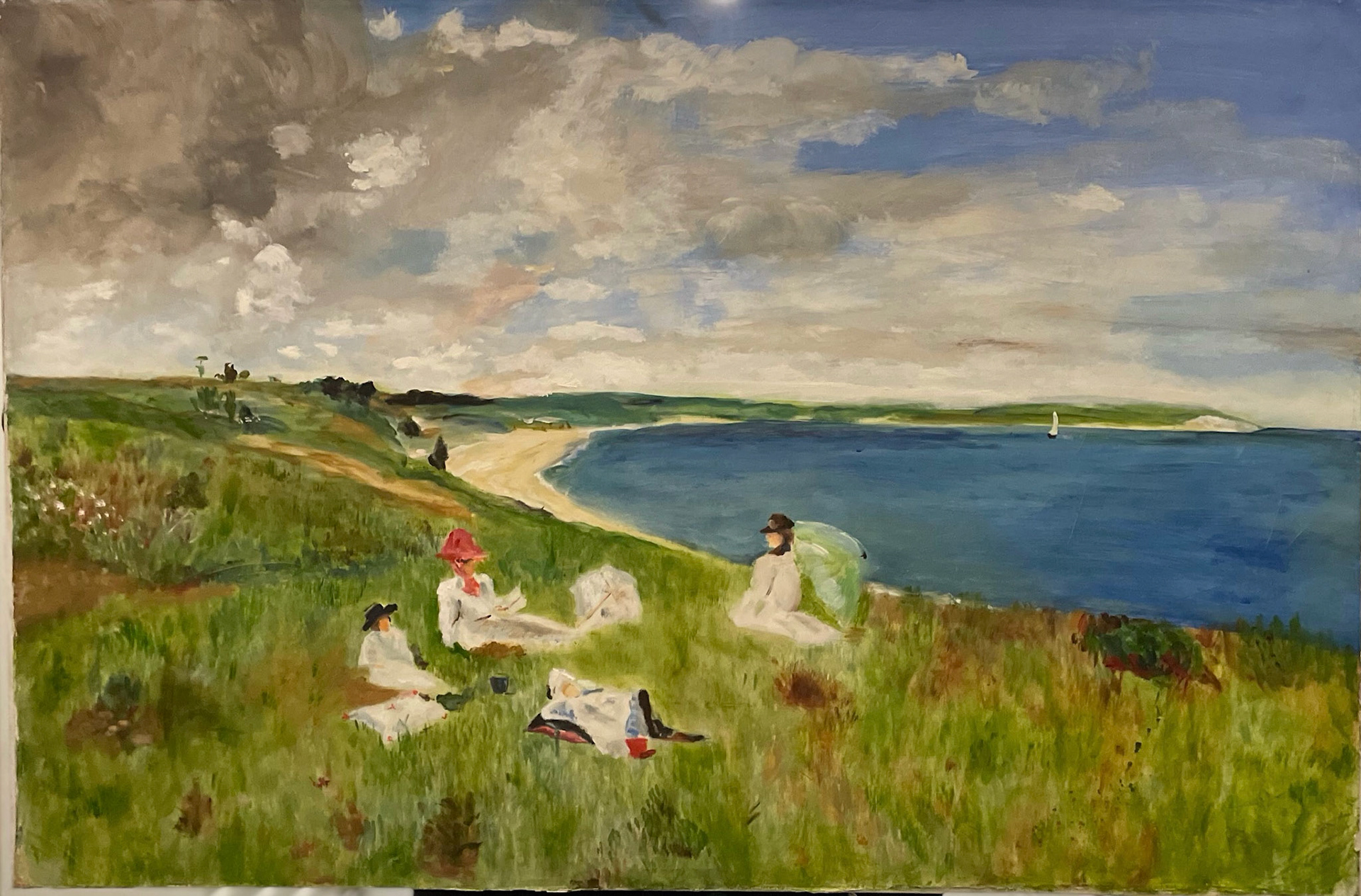 Idle Hours (after Wm. Merritt Chase)