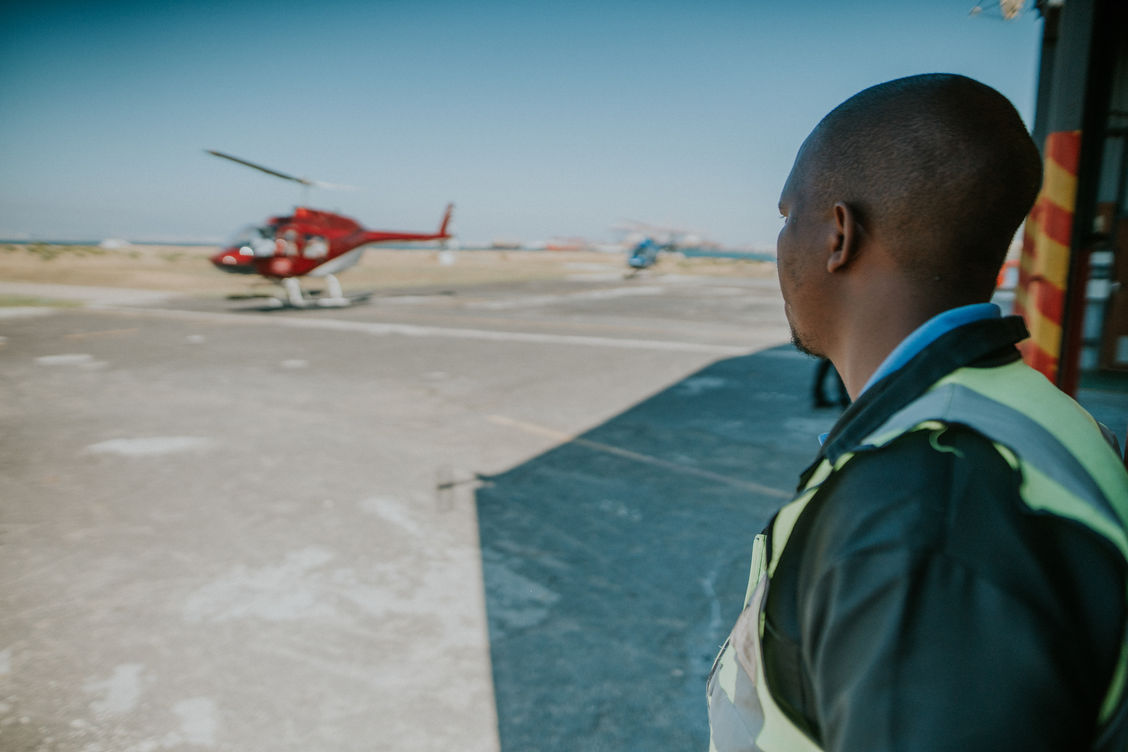 Sport Helicopters-Flugroute über die atemberaubende Landschaft von Südafrika