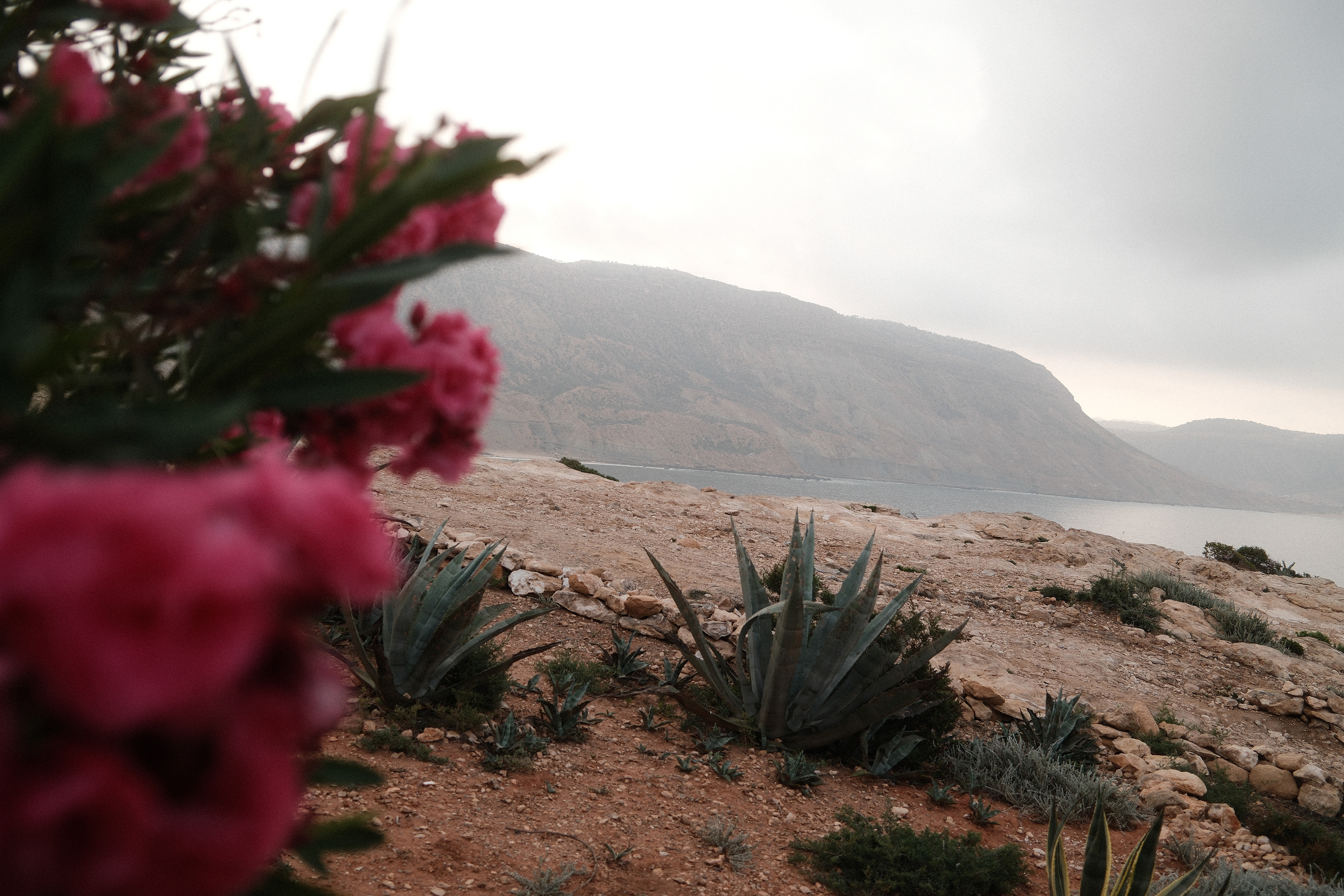 Spektakuläre Steilküste in Marokko mit Blick auf den tiefblauen Atlantischen Ozean.