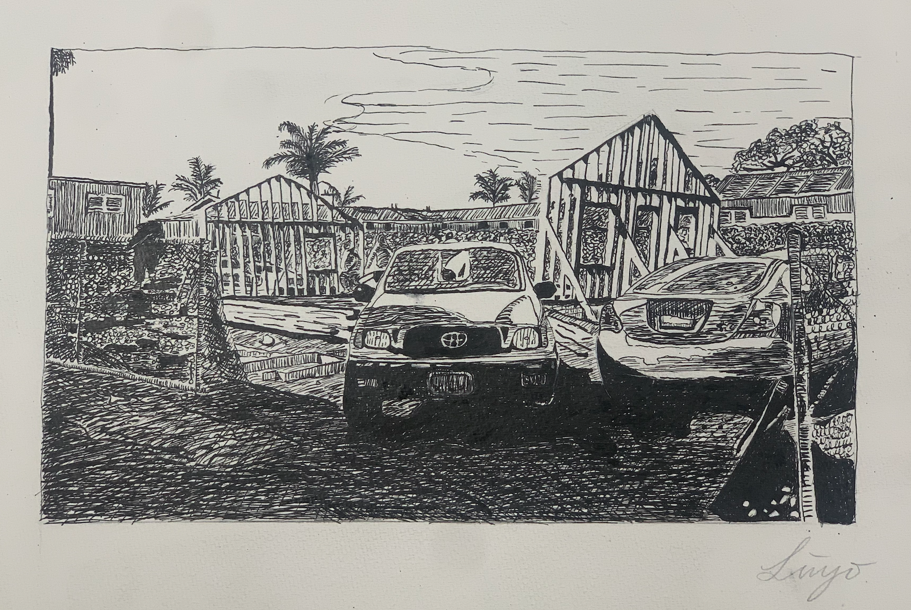 Construction (pen&ink)
