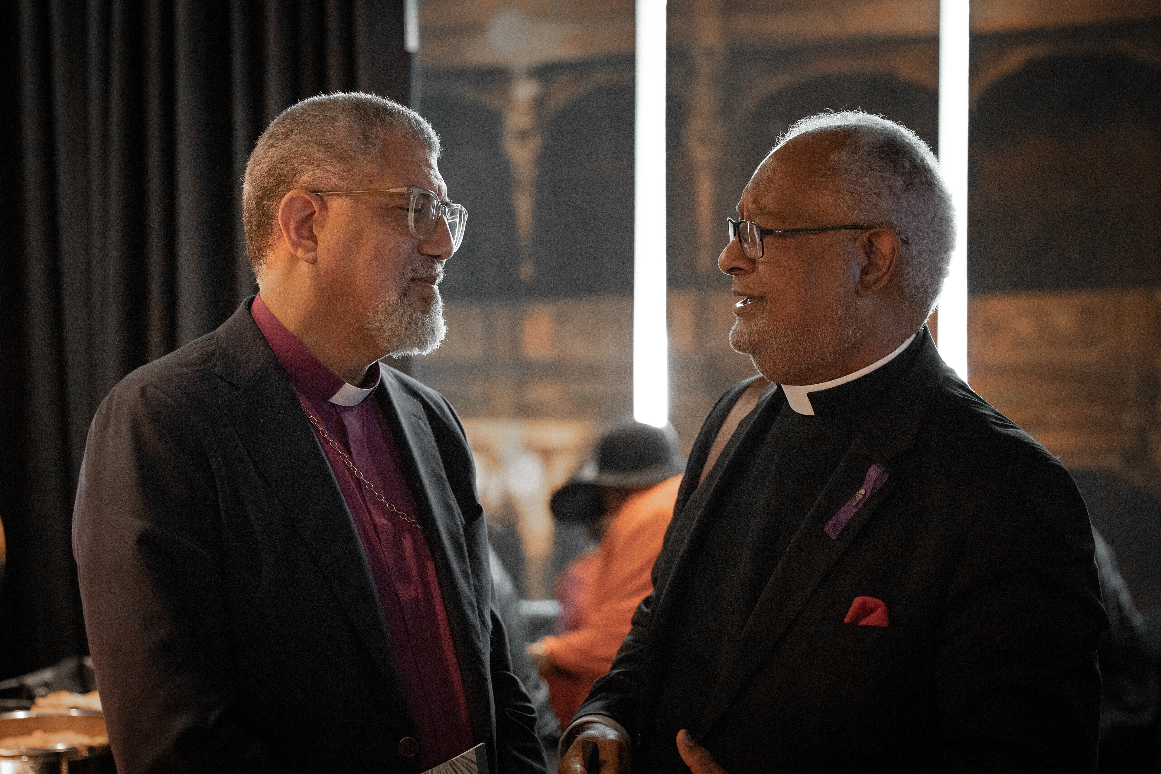 The Rt. Rev. Robert C. Wright, Bishop of Atlanta and The Reverend Matt Esau