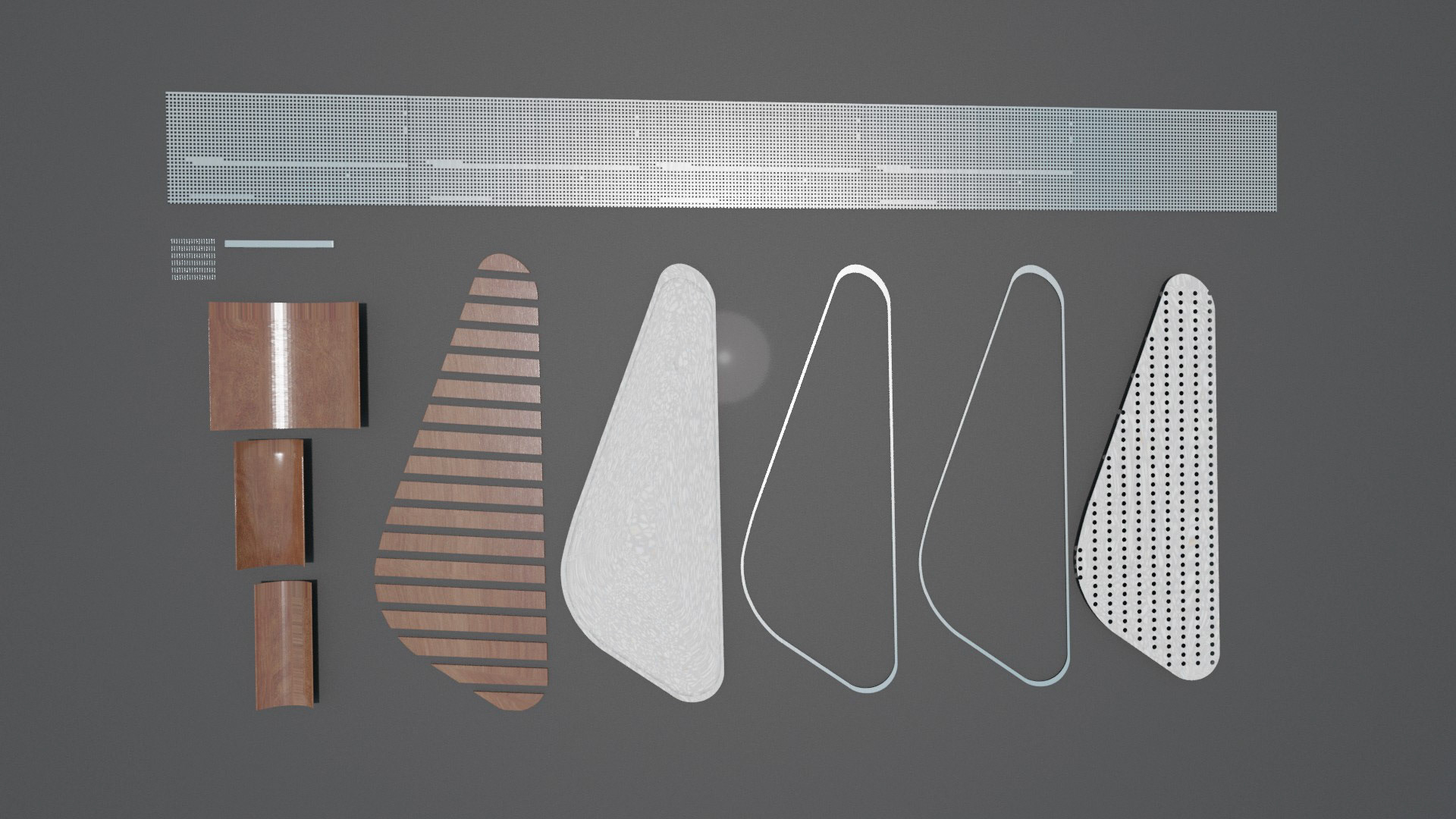 All the table's components
