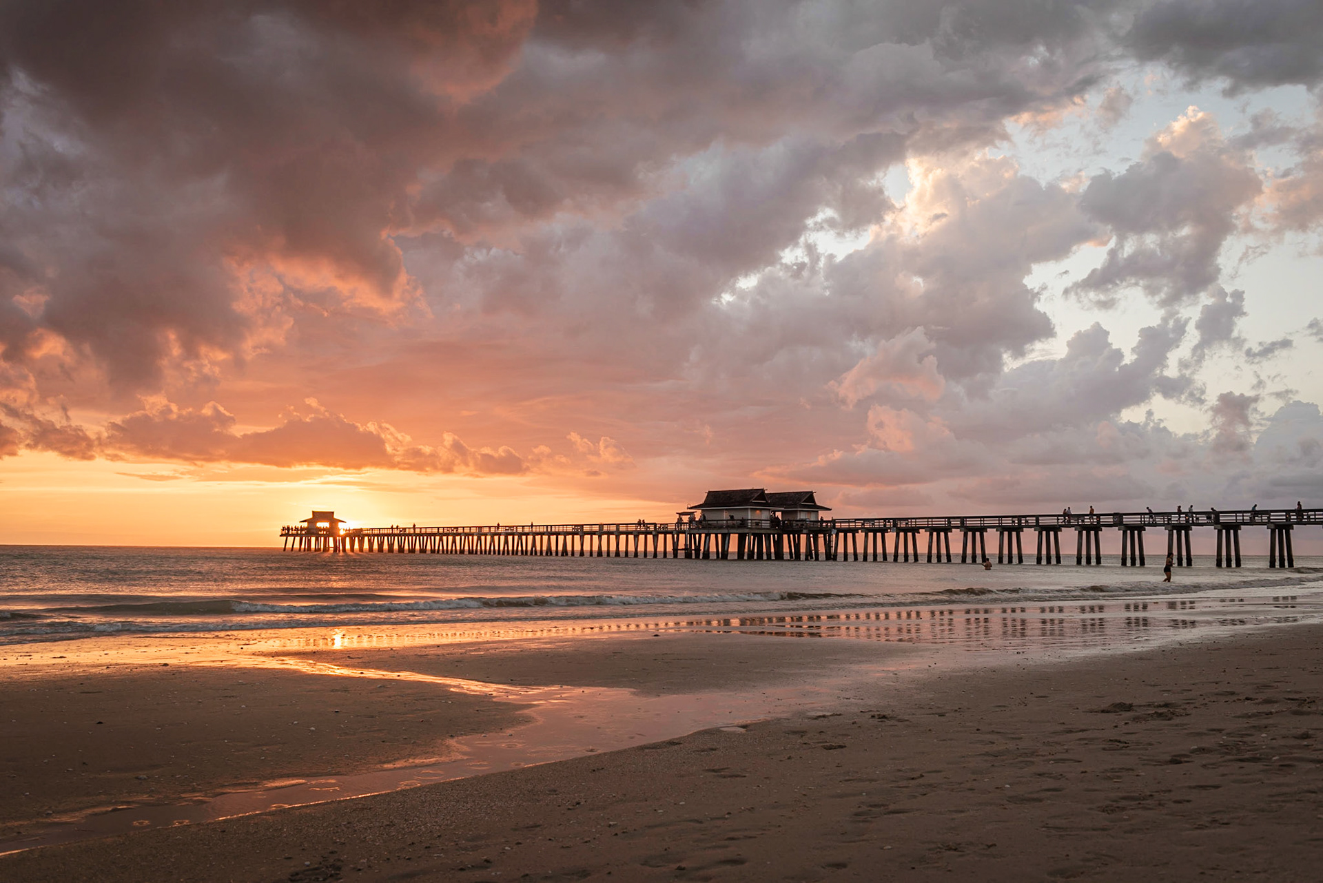 Naples, FL Fishing Pier Sunset #2 (20190507-DSC_3153)