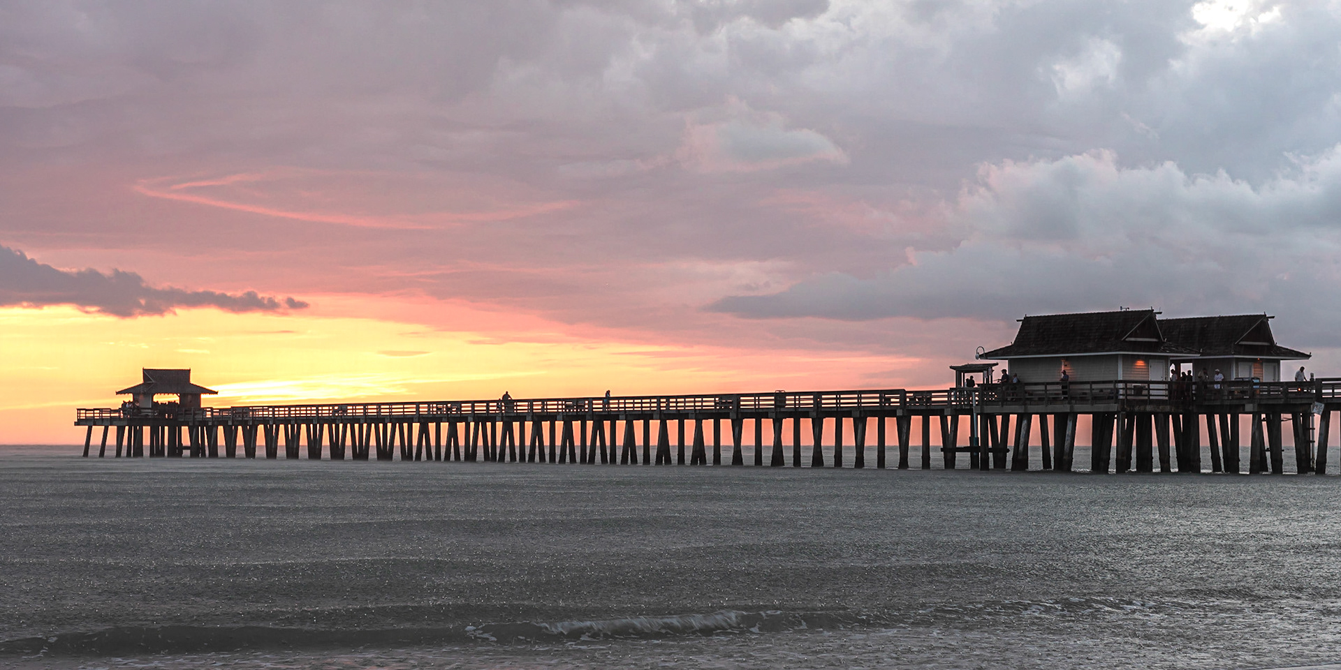 Naples, FL Fishing Pier Sunset #3 (20190507-DSC_3168)