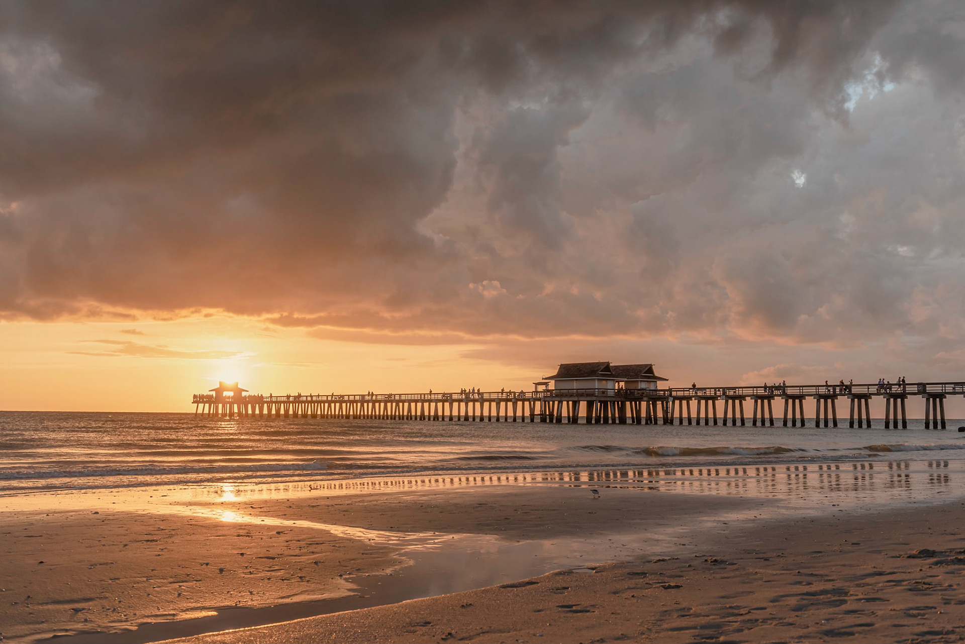 Naples, FL Fishing Pier Sunset #1 (20190507-DSC_3142)