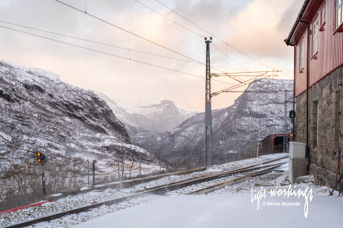 The mountain station of Myrdal, Norway