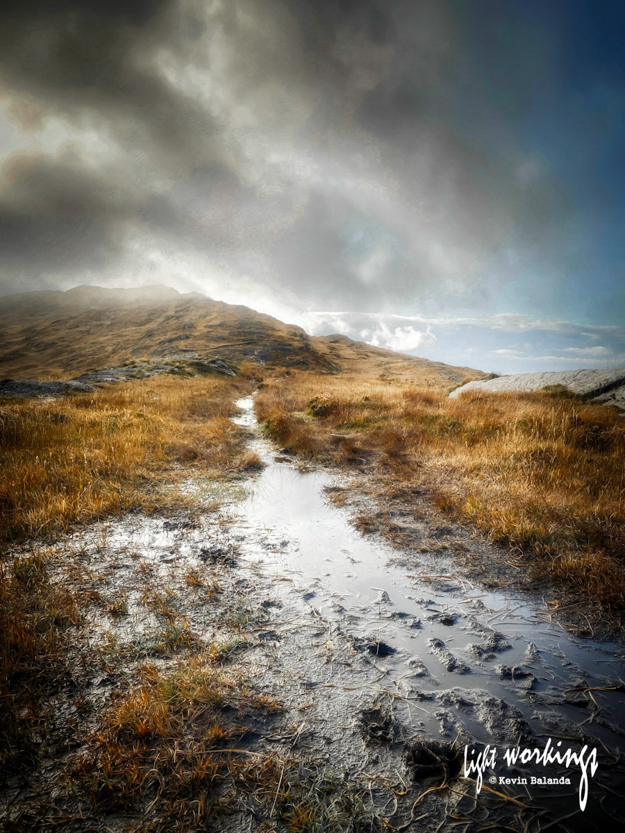 Rain run off at the end of Sheep’s Head Peninsula 