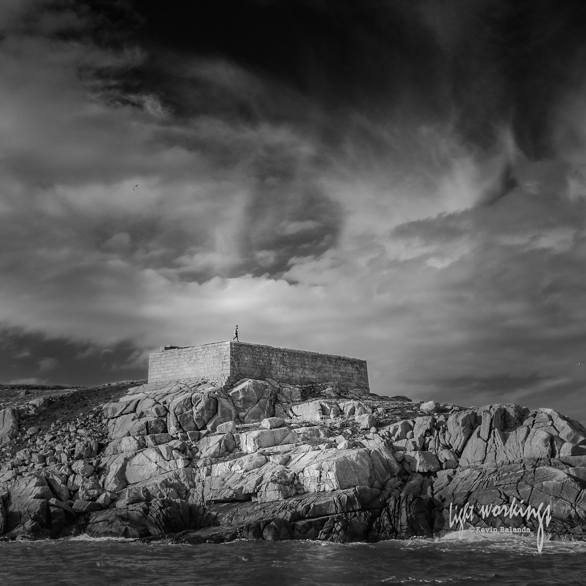 Gun Battery at Dalkey Island, protecting Ireland against the French invaders