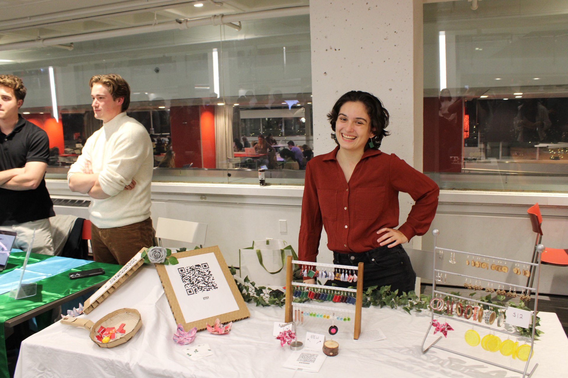 vending at a fair for Northeastern entrepreneurs