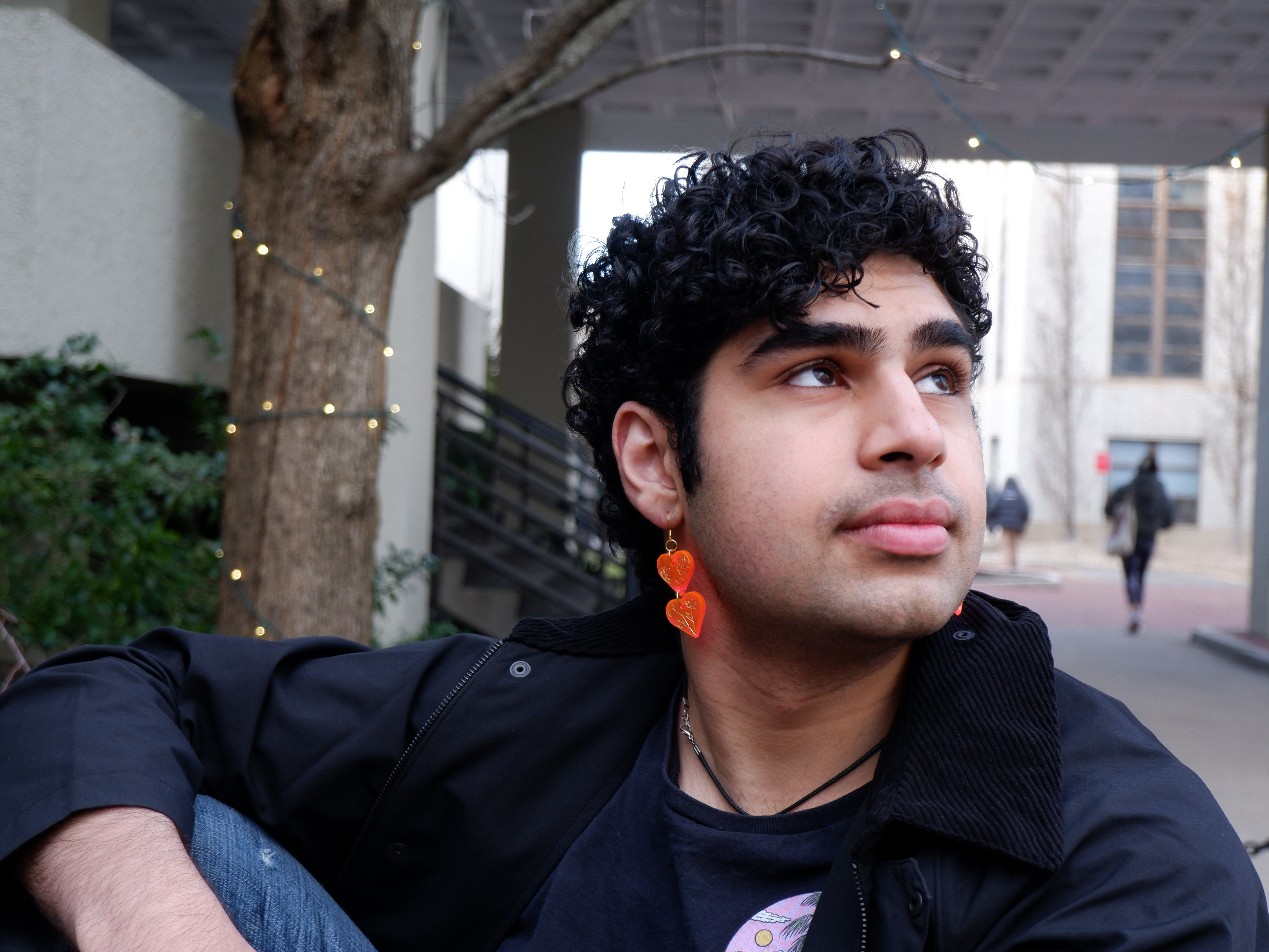 Valentine's heart earrings